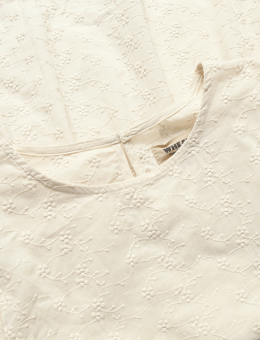 Wheat - Blouse L/S Addie - langærmede skjorter - eggshell - 2