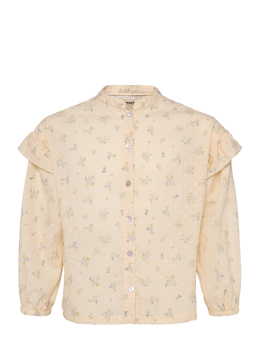 Wheat - Shirt Gerda - blusen & tuniken - barely apricot flowers - 0