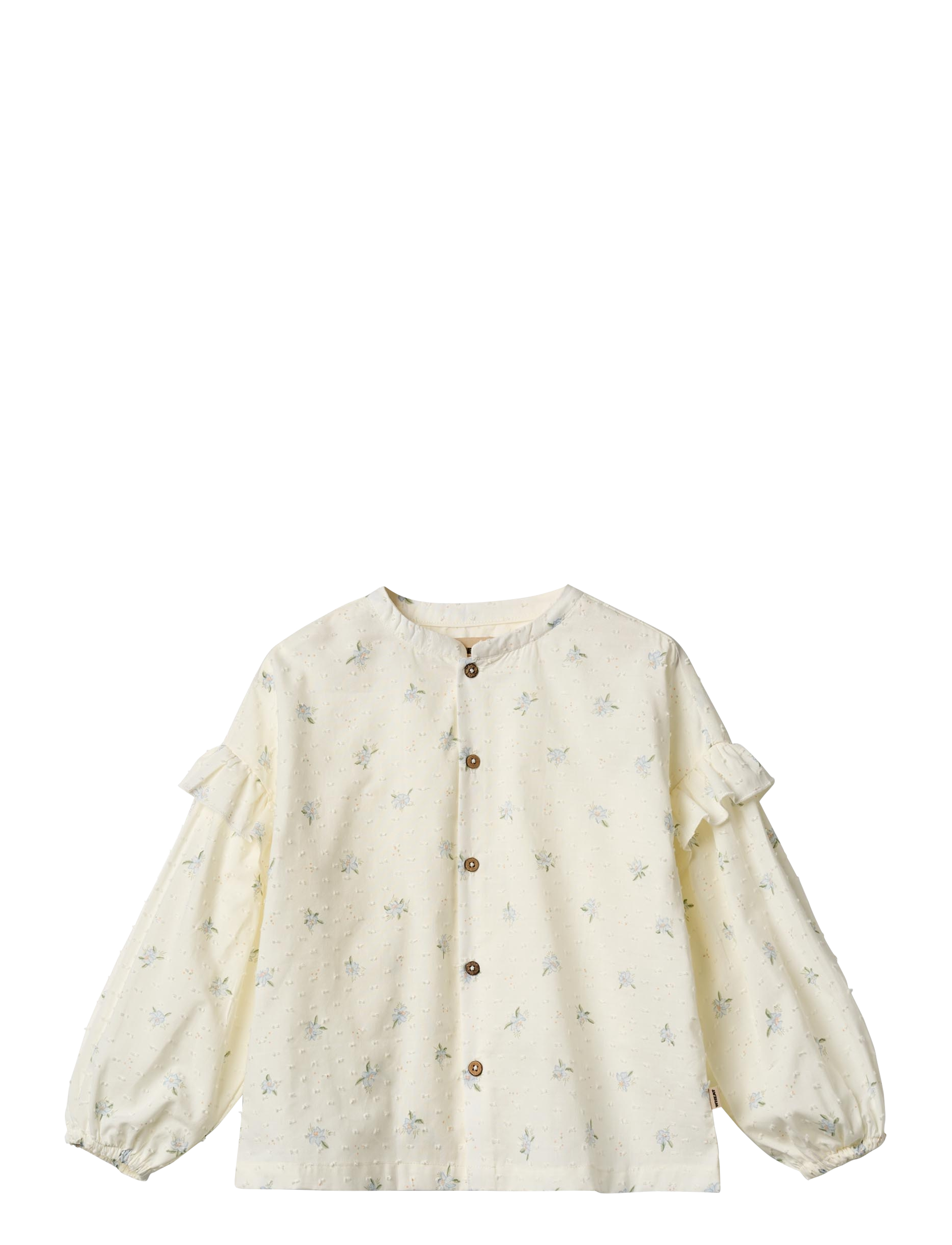 Wheat Shirt Gerda - Puserot & tunikat - BLUE FLOWERS / cream