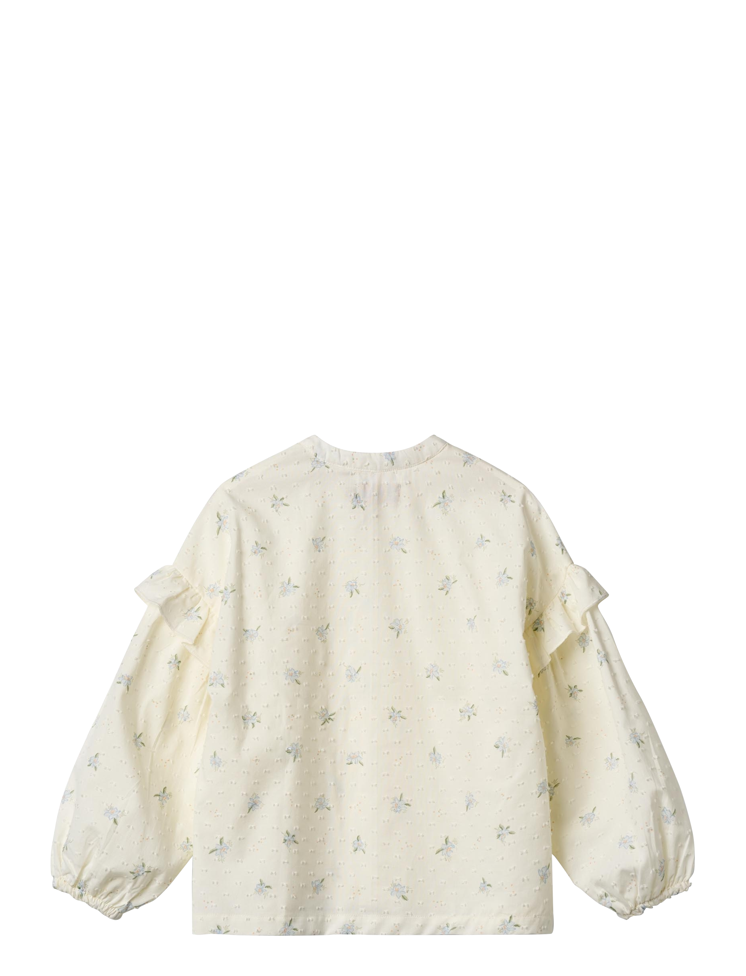 Wheat - Shirt Gerda - blue flowers - 2