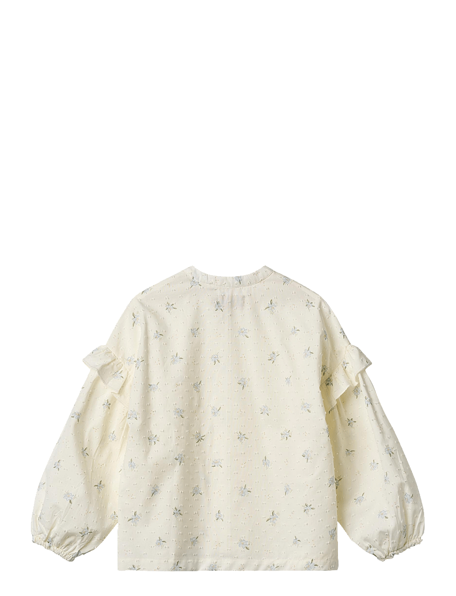 Wheat - Shirt Gerda - blue flowers - 2
