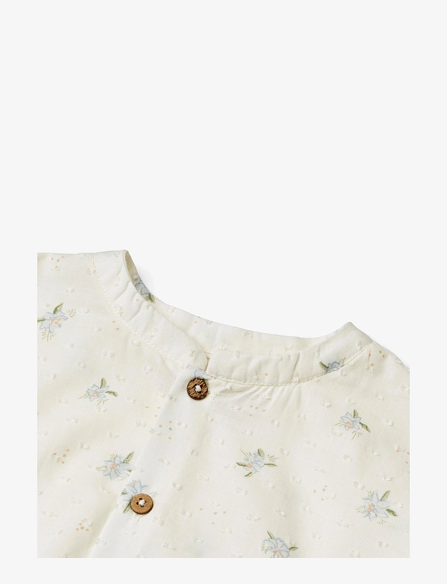 Wheat - Shirt Gerda - blue flowers - 3