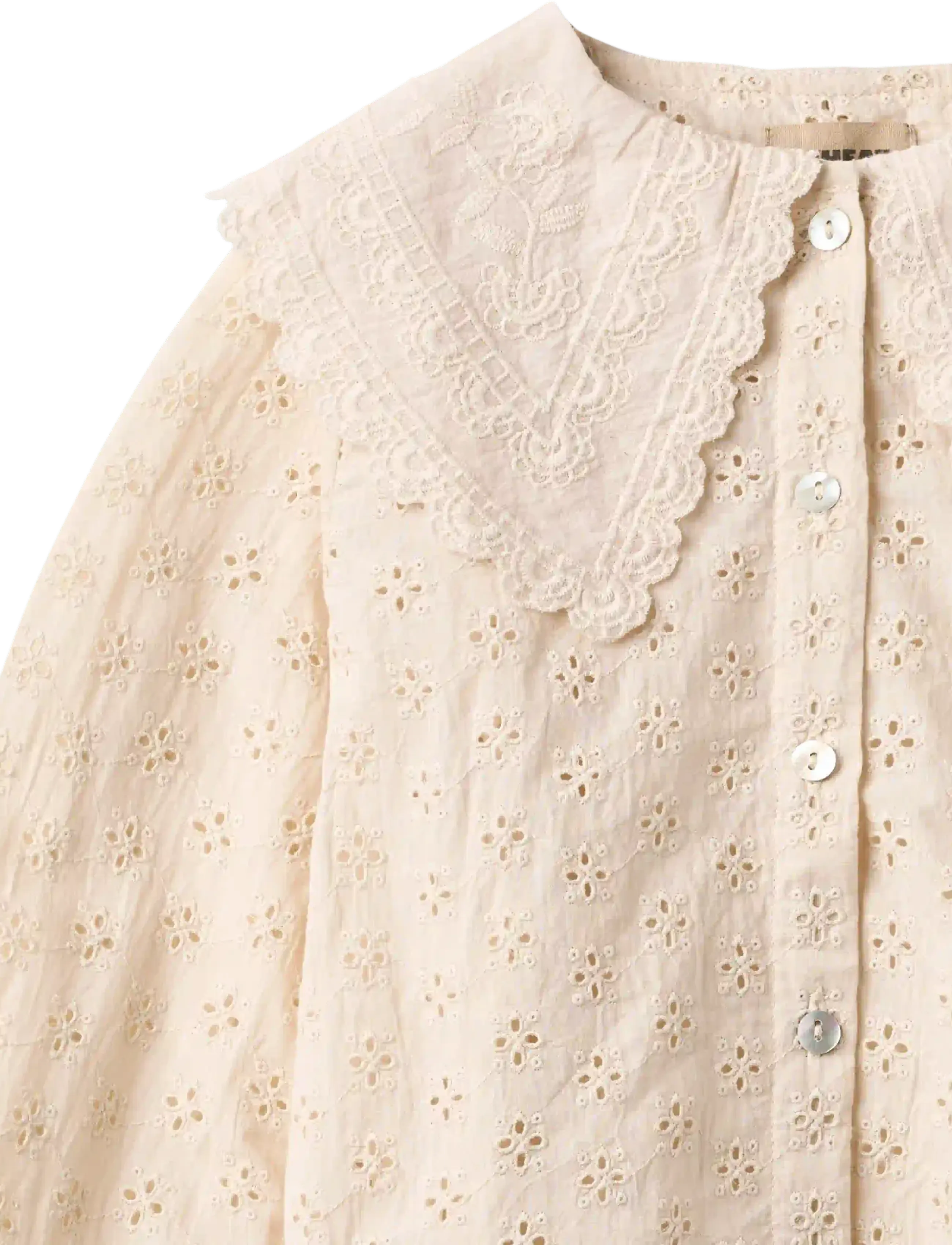 Wheat - Shirt L/S Flora - langärmlige hemden - almond peach - 2