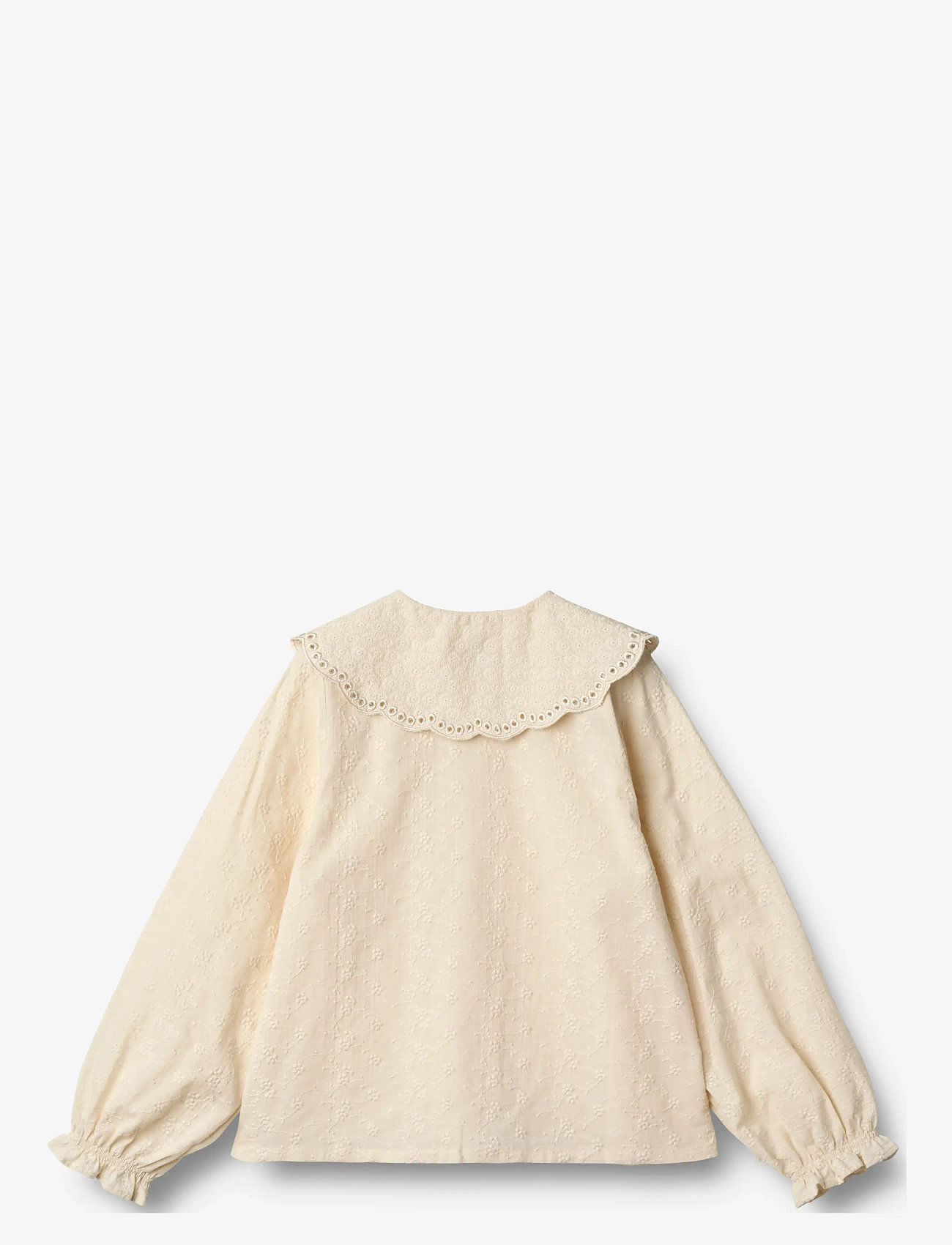 Wheat - Shirt L/S Flora - blusen & tuniken - eggshell - 1