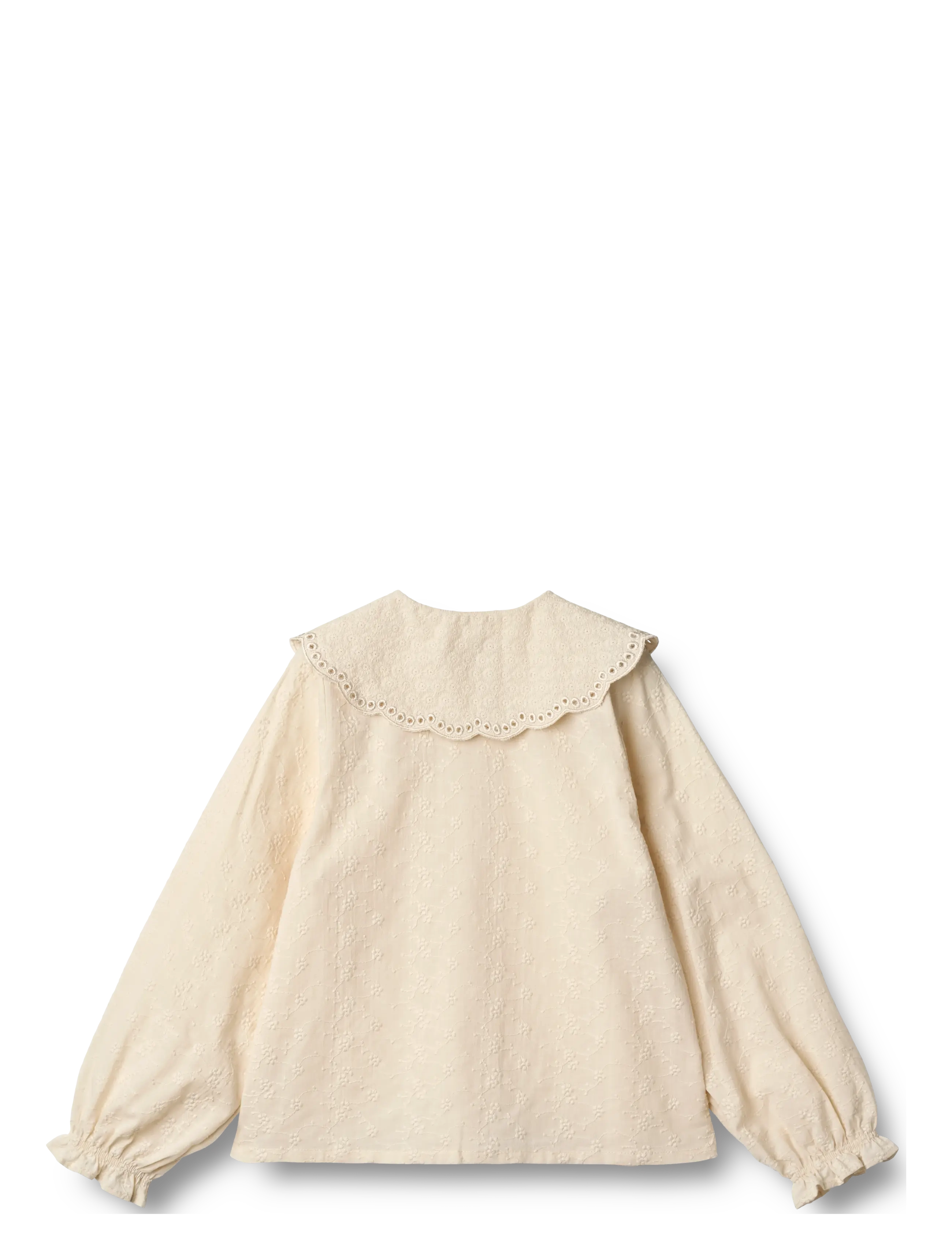 Wheat - Shirt L/S Flora - eggshell - 1