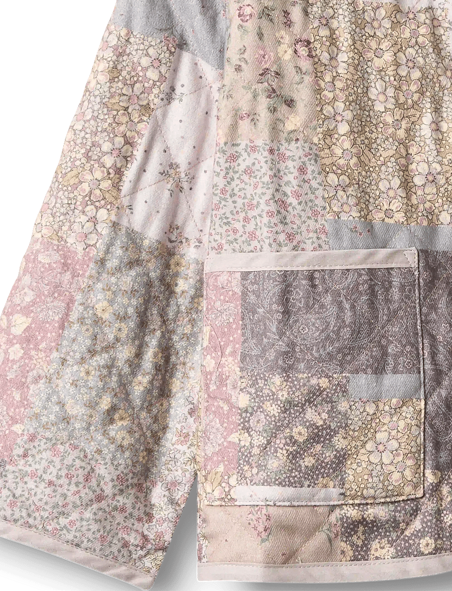 Wheat - Quilt Jacket Ima - steppjacken - patchwork flowers - 3