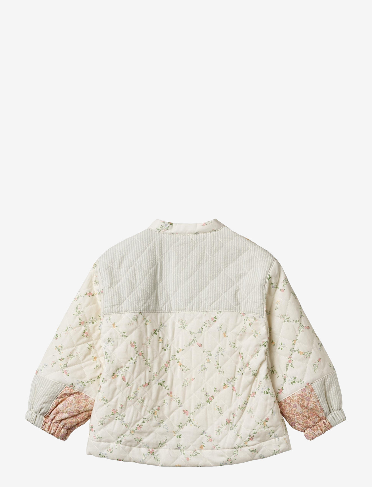 Wheat - Quilt Jacket Inga - sügisjakid - ivory checked flowers - 2