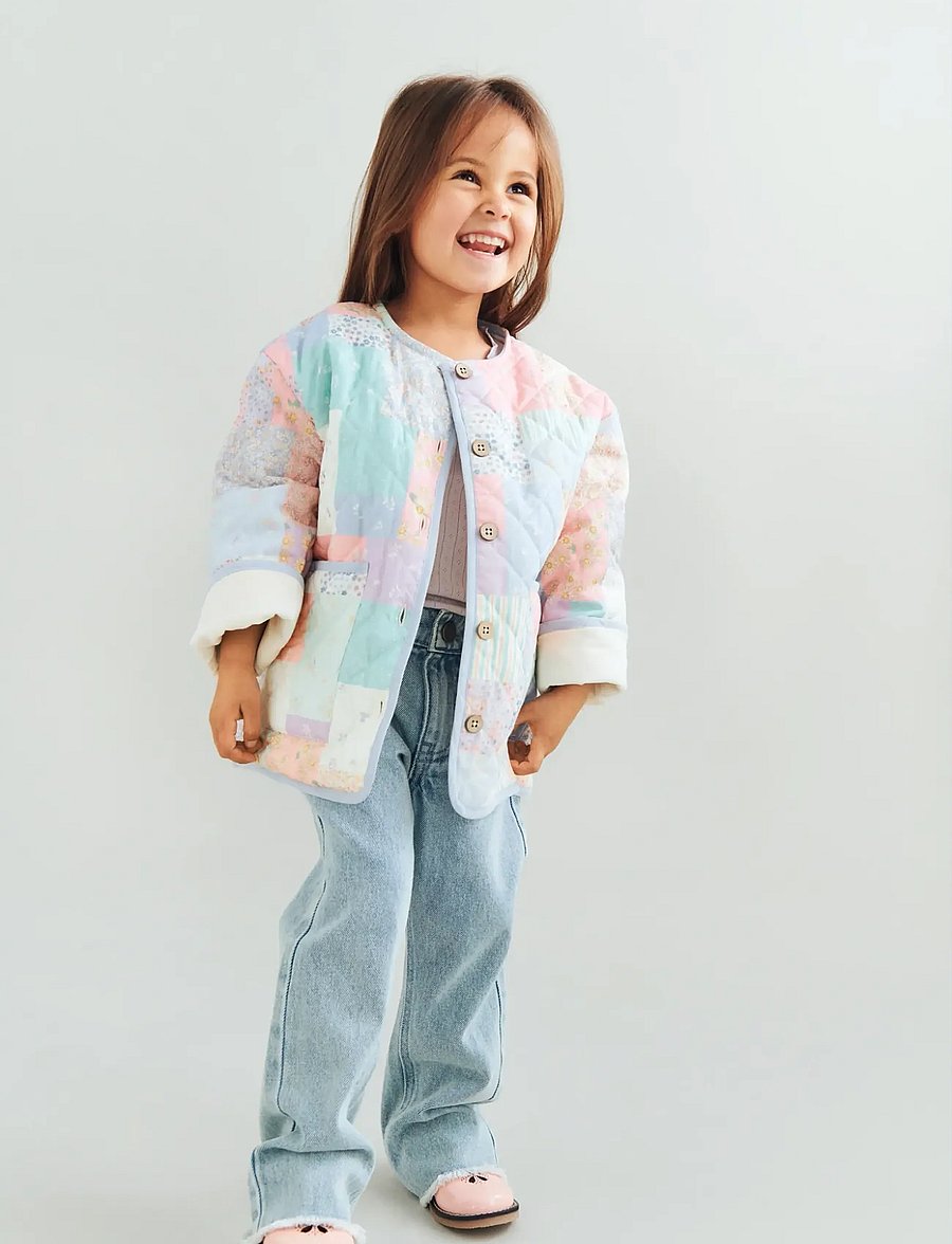 Wheat - Quilt Jacket Inaja - steppjacken - patchwork flowers - 0