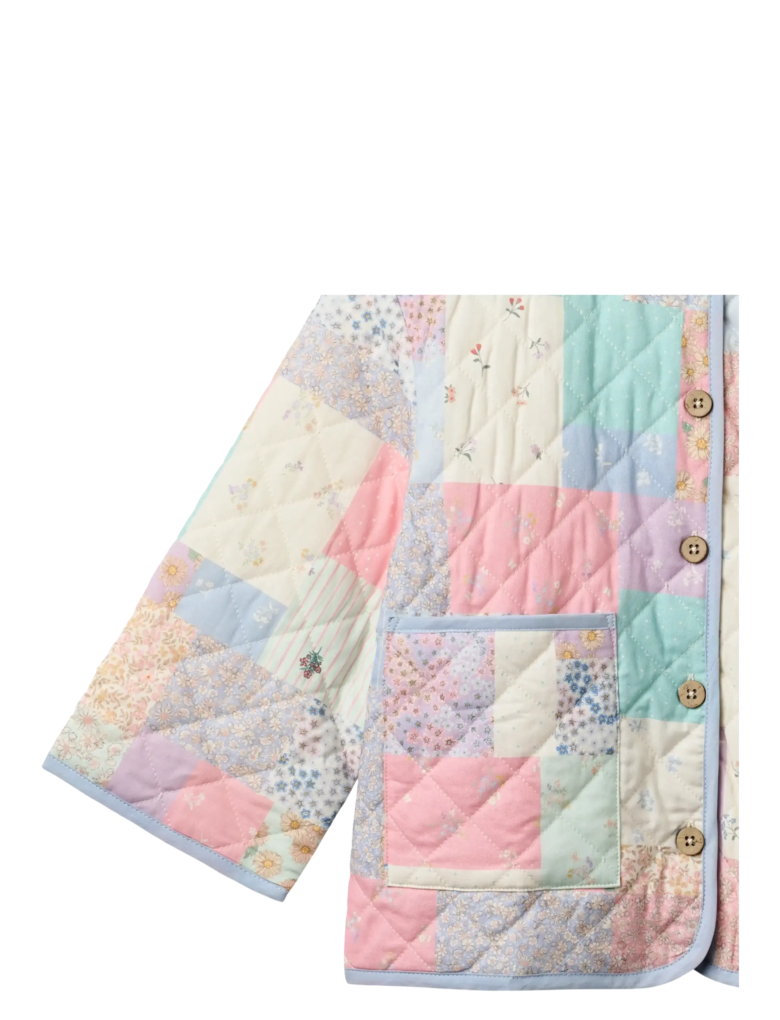 Wheat - Quilt Jacket Inaja - quilted jackets - patchwork flowers - 3