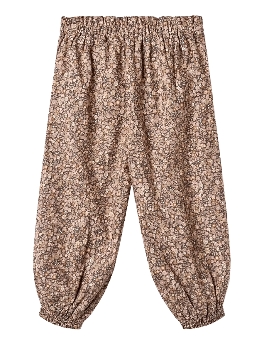 Wheat - Trousers Lined Polly - black sea garden - 1