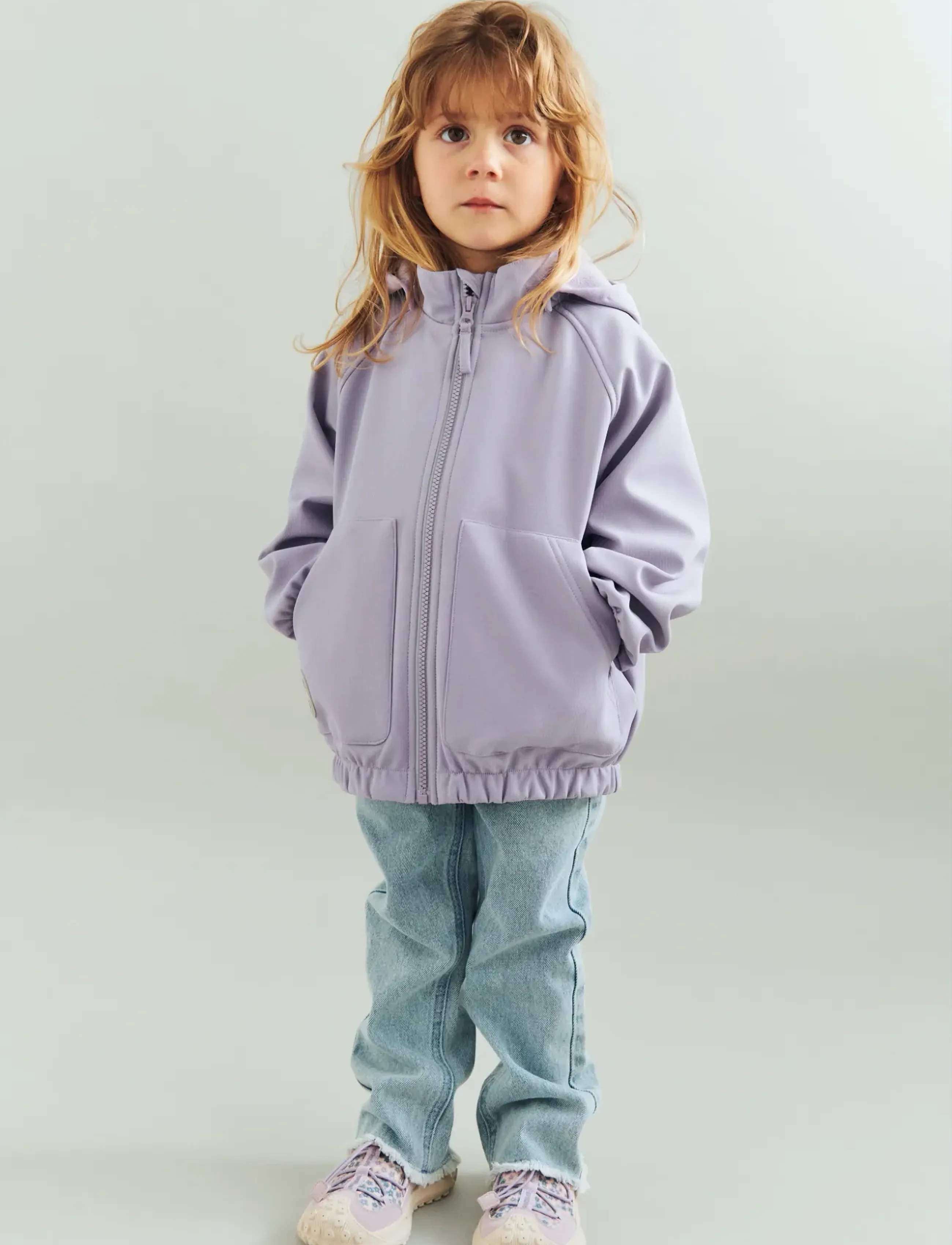 Wheat Trousers Liane, 98, Purple, Jeans > Almindelige Jeans, Børn