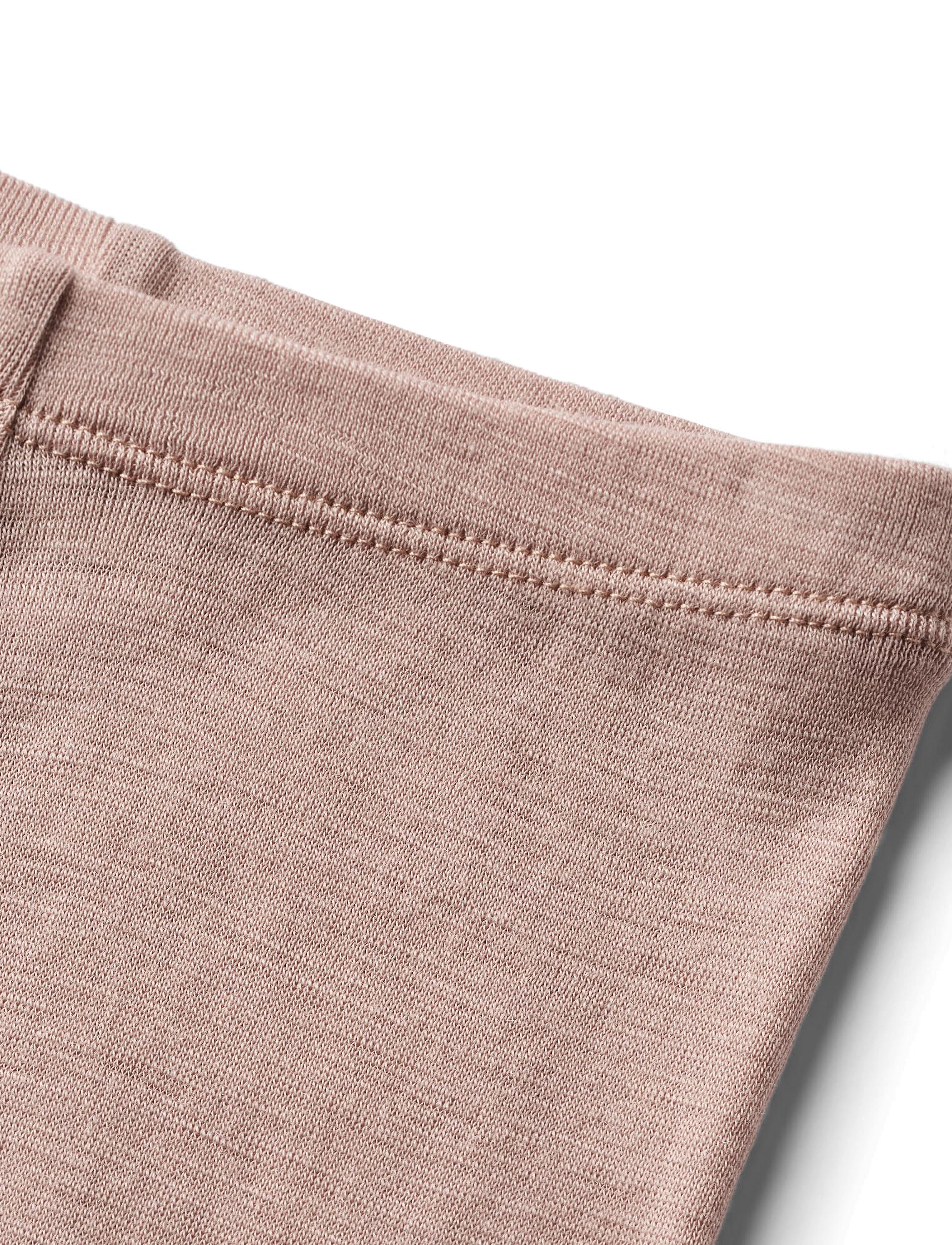 Wheat - Wool Leggings Agi - aluskihina kantavad püksid - dry rose - 3