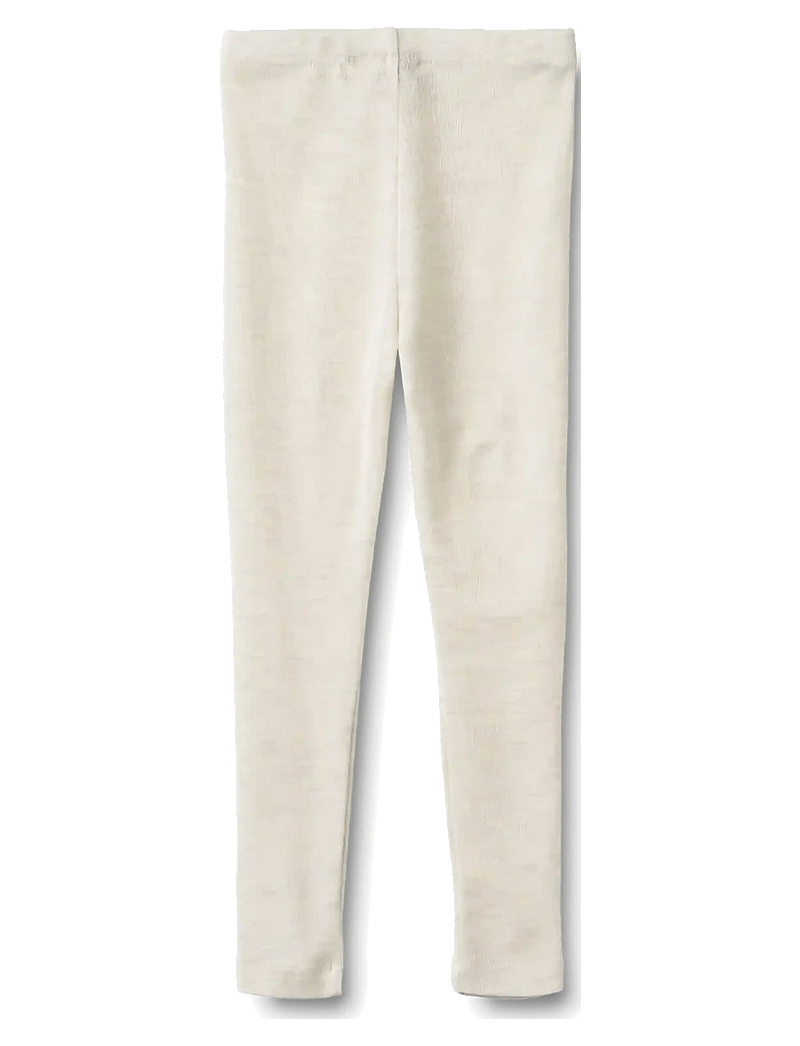 Wheat - Wool Leggings Agi - funkionsunterwäsche - hosen - eggshell melange - 1