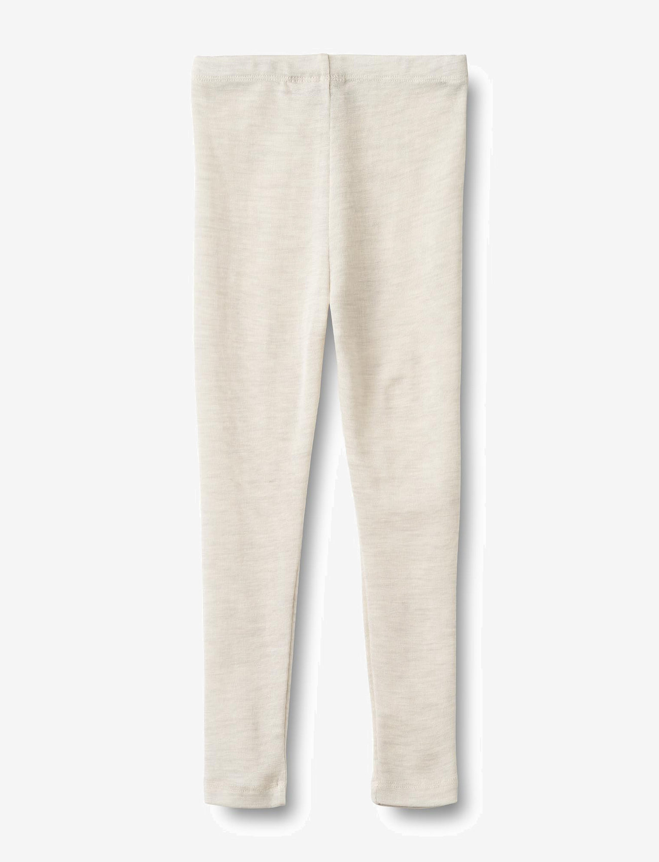 Wheat - Wool Leggings Agi - aluskihina kantavad püksid - eggshell melange - 1