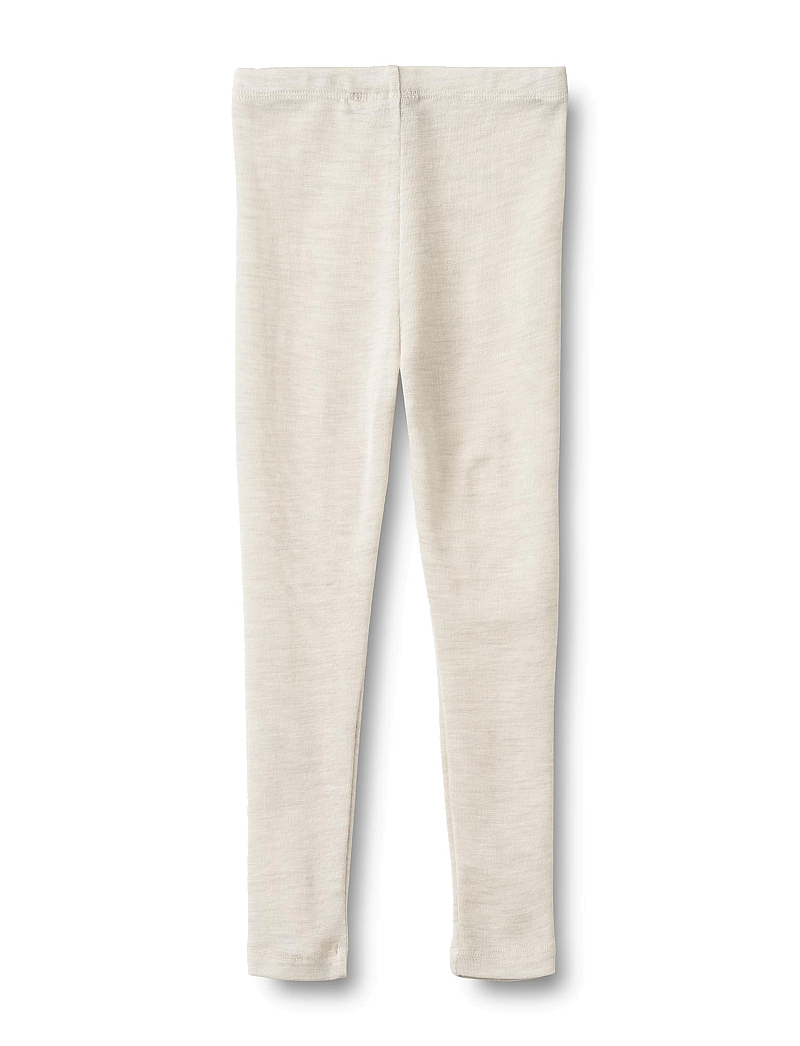 Wheat - Wool Leggings Agi - leggings - eggshell melange - 1