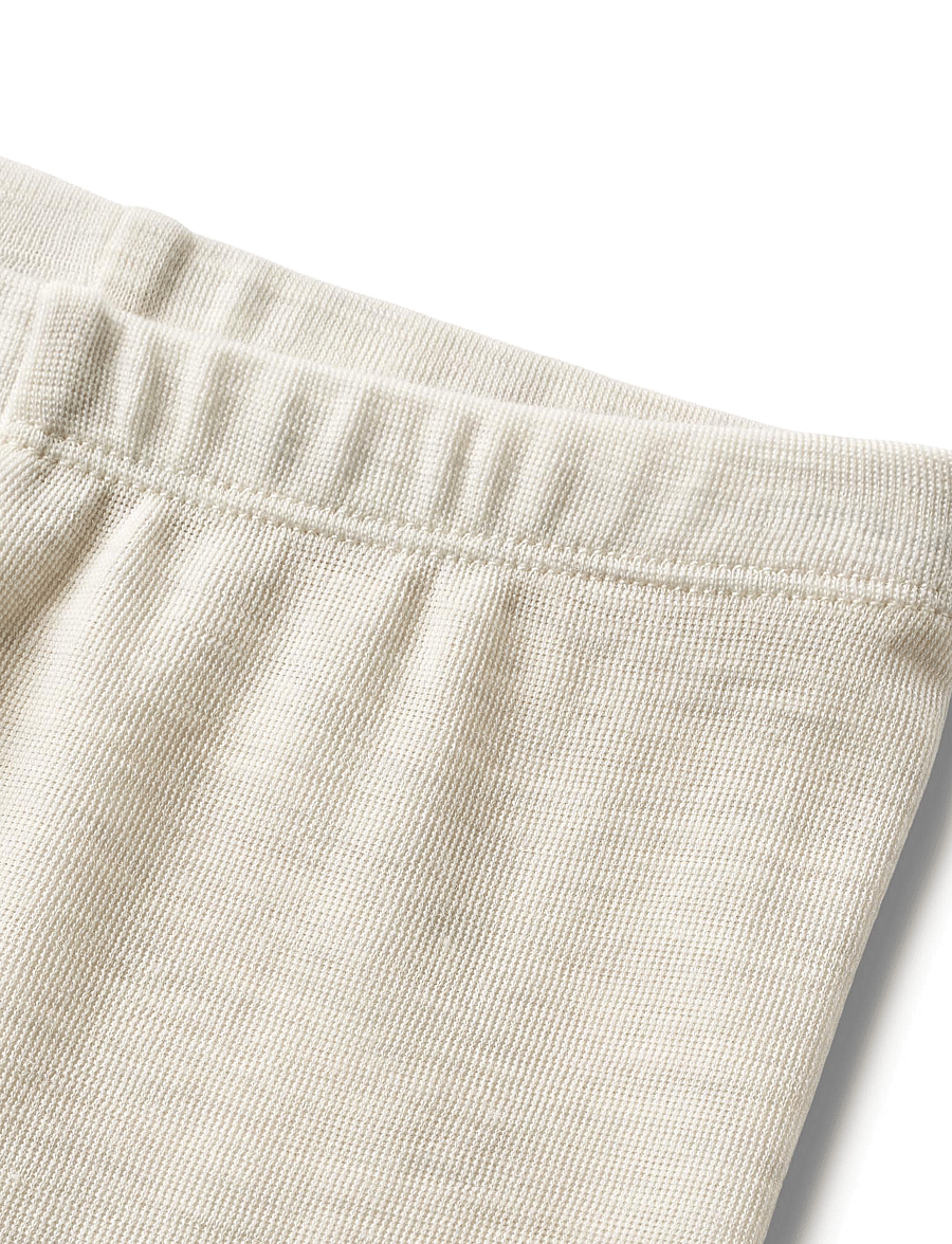 Wheat - Wool Leggings Agi - funkionsunterwäsche - hosen - eggshell melange - 2