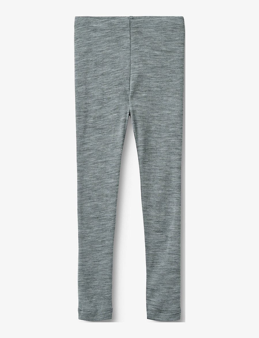 Wheat - Wool Leggings Agi - aluskihina kantavad püksid - melange grey - 0