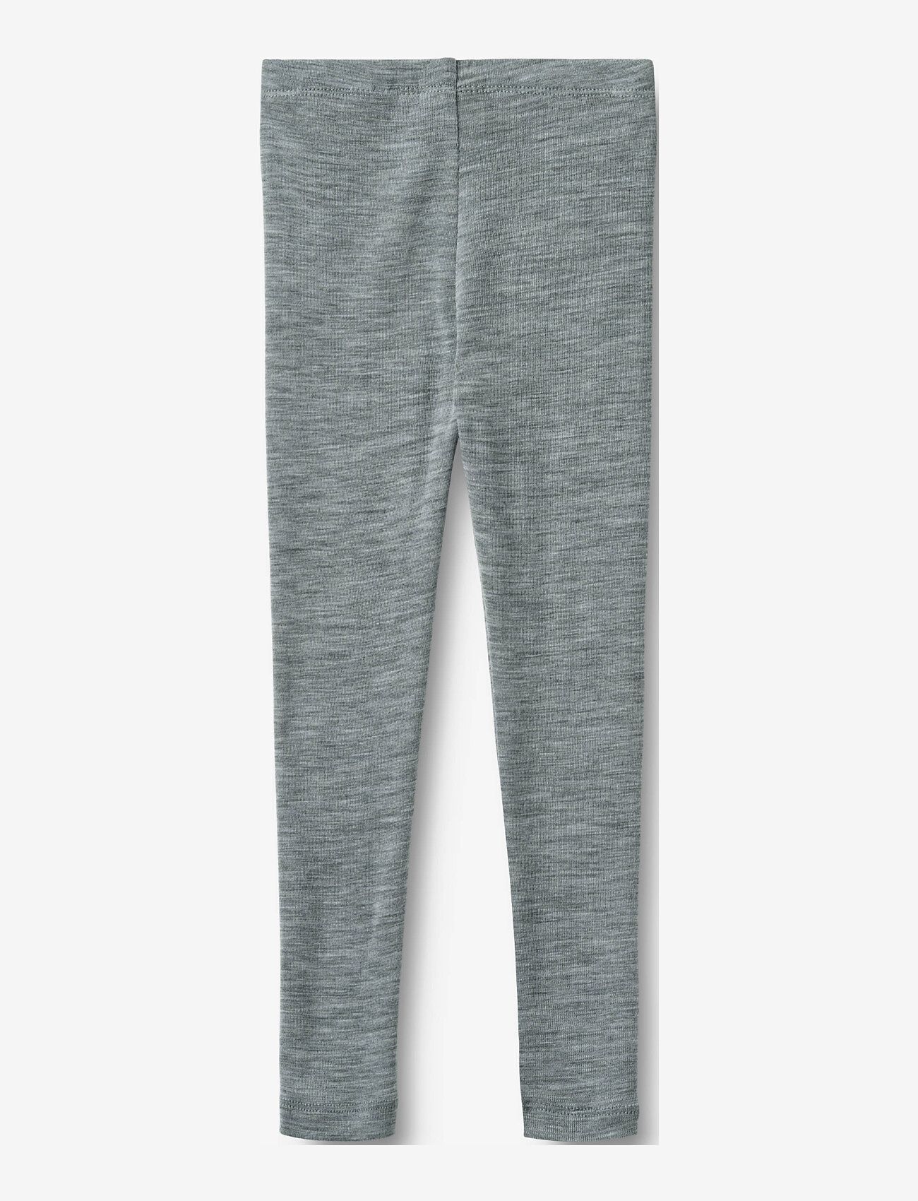 Wheat - Wool Leggings Agi - funkionsunterwäsche - hosen - melange grey - 1