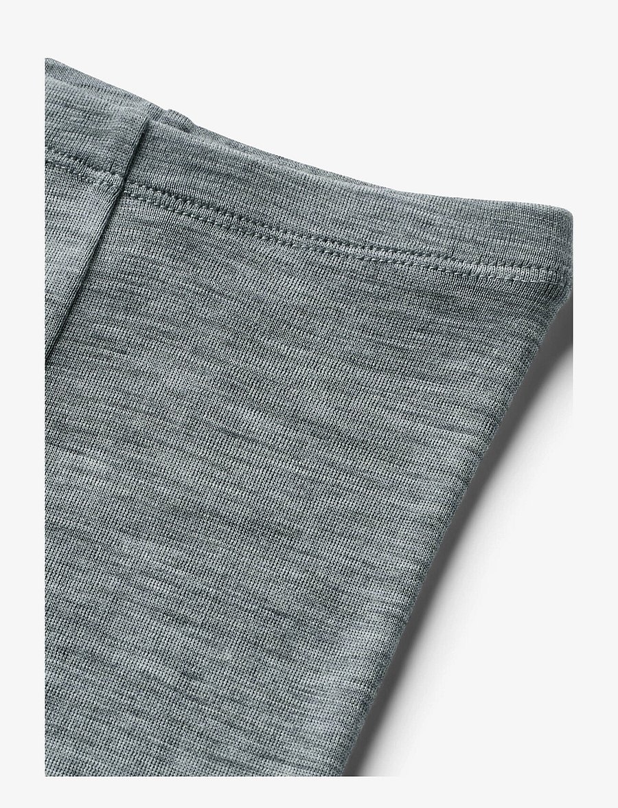 Wheat - Wool Leggings Agi - aluskihina kantavad püksid - melange grey - 2