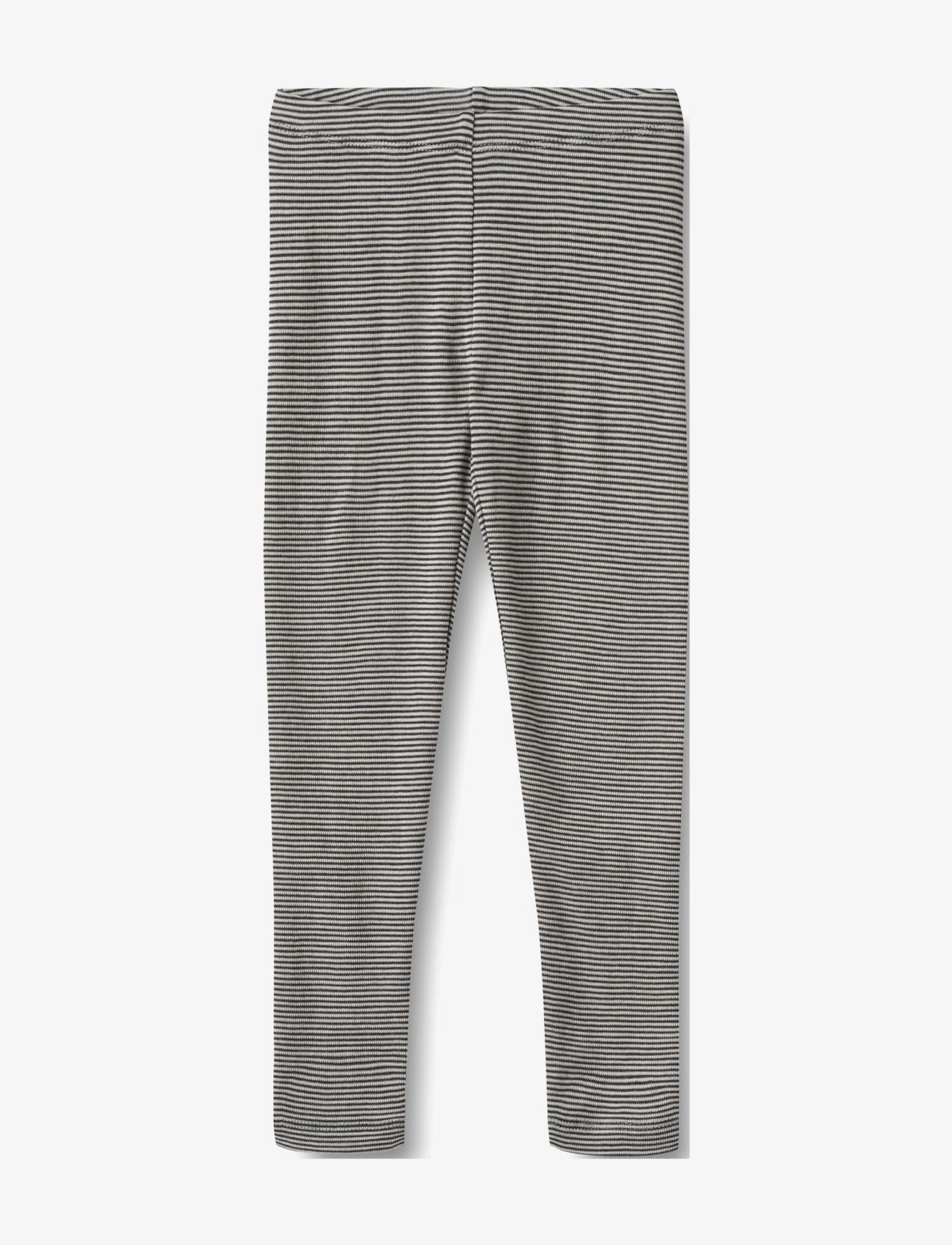 Wheat Wool Leggings Agi, 122, Navy, Underdele > Leggings, Børn