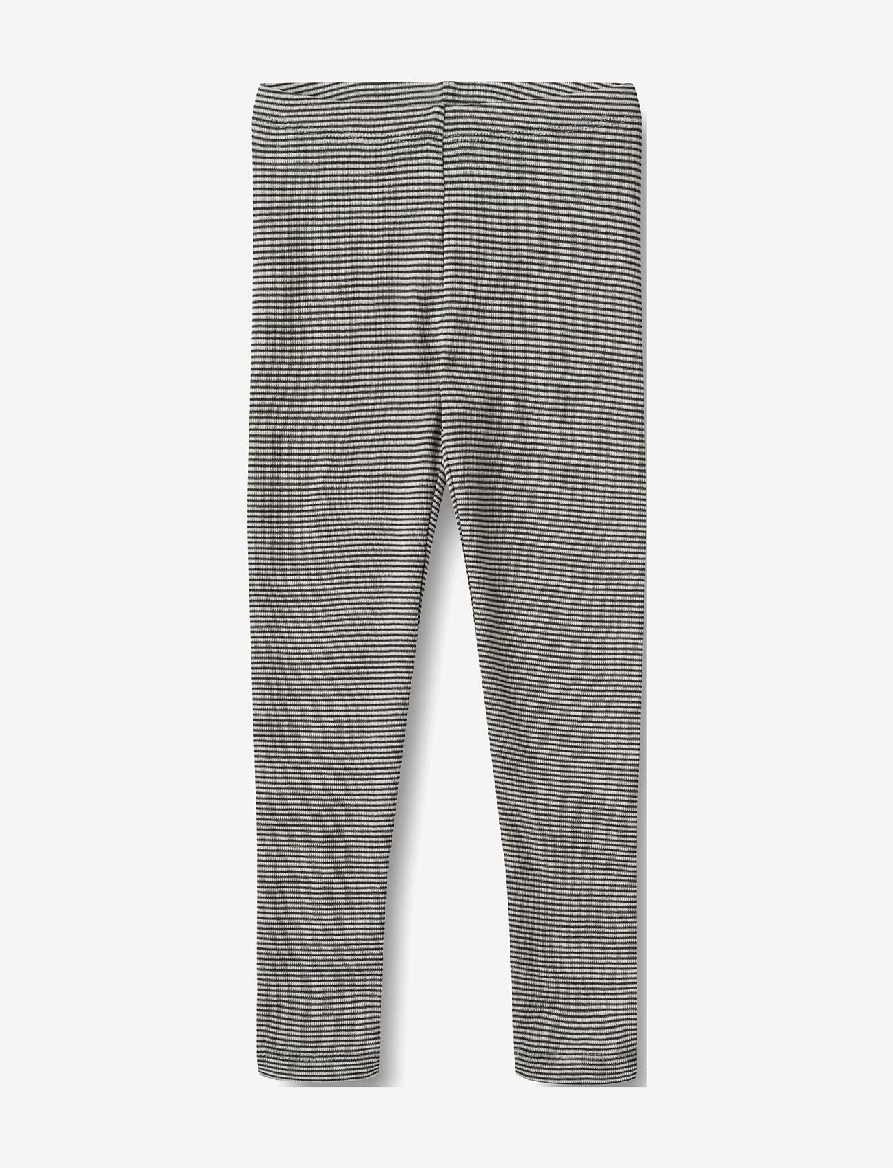 Wheat - Wool Leggings Agi - leginsy - navy stripe - 0