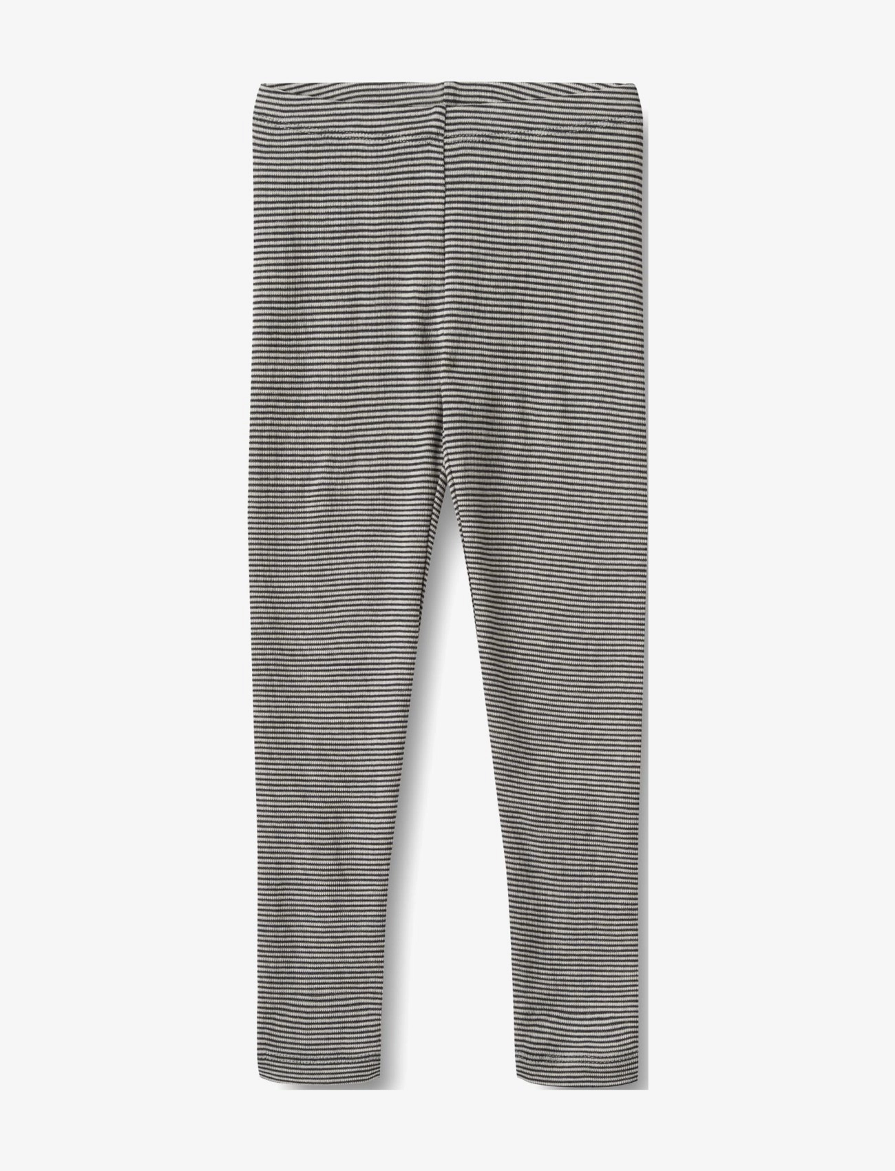 Wheat - Wool Leggings Agi - leggings - navy stripe - 1
