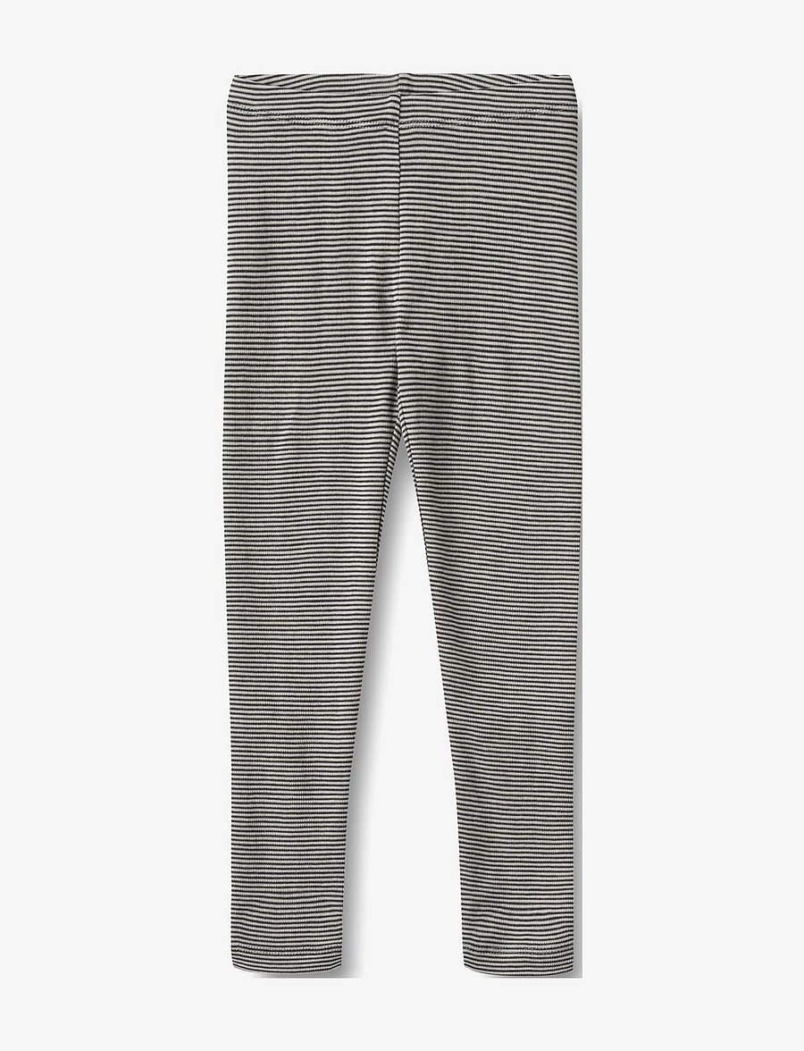 Wheat - Wool Leggings Agi - leggings - navy stripe - 1
