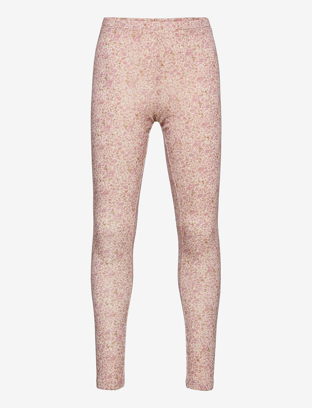 Wheat - Wool Leggings - ivory flowers - 0
