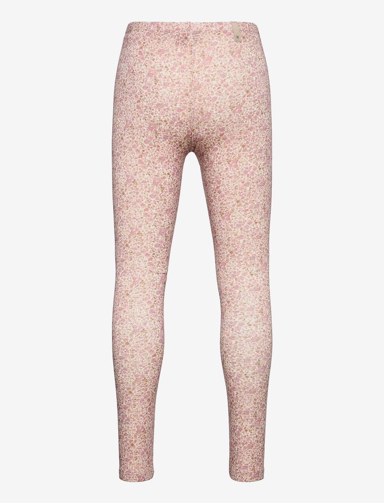 Wheat - Wool Leggings - ivory flowers - 1