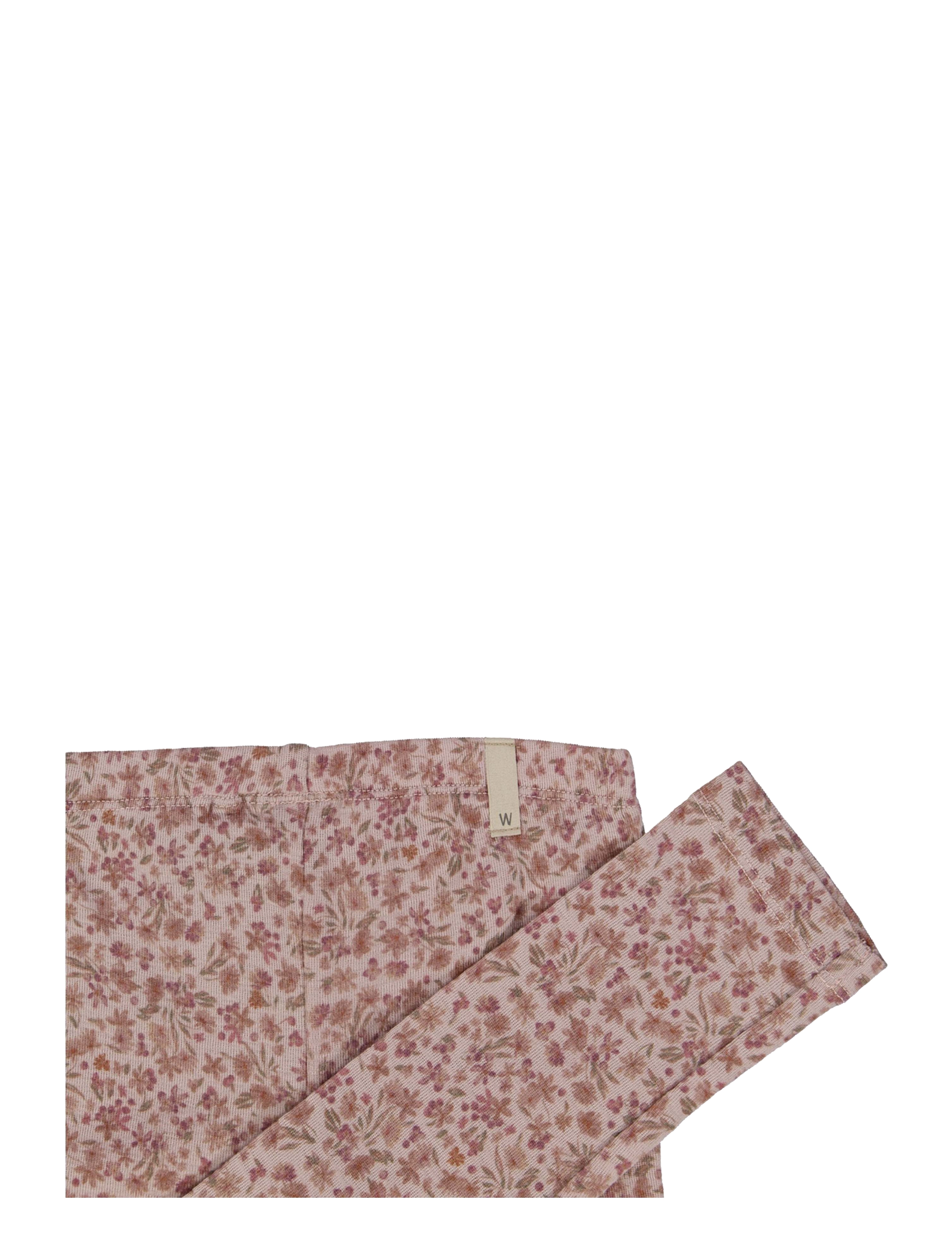 Wheat - Wool Leggings - powder flowers - 1