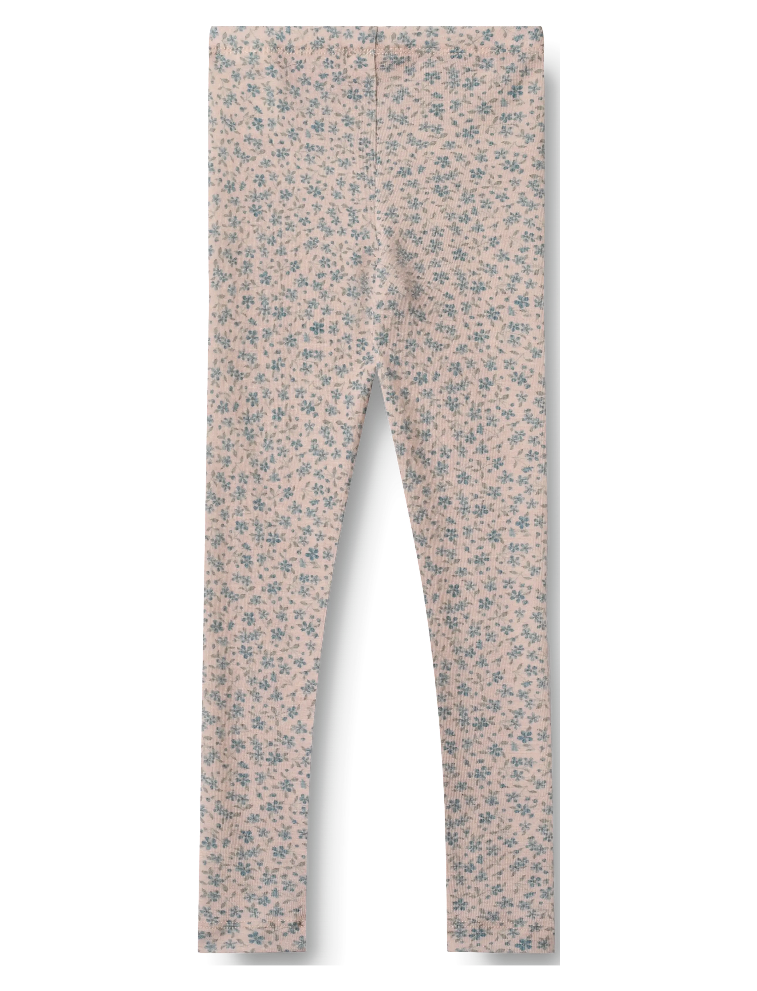 Wheat - Wool Leggings Agi - leggings - blue flowers - 1