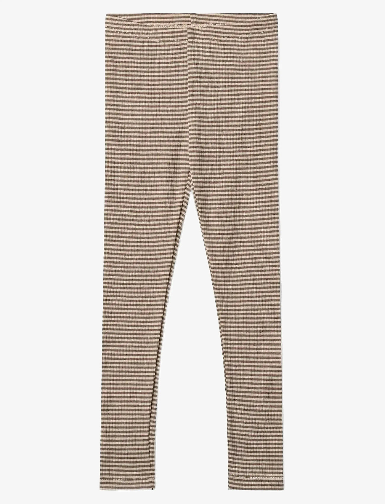 Wheat - Wool Leggings Agi - leggings - wood stripe - 0