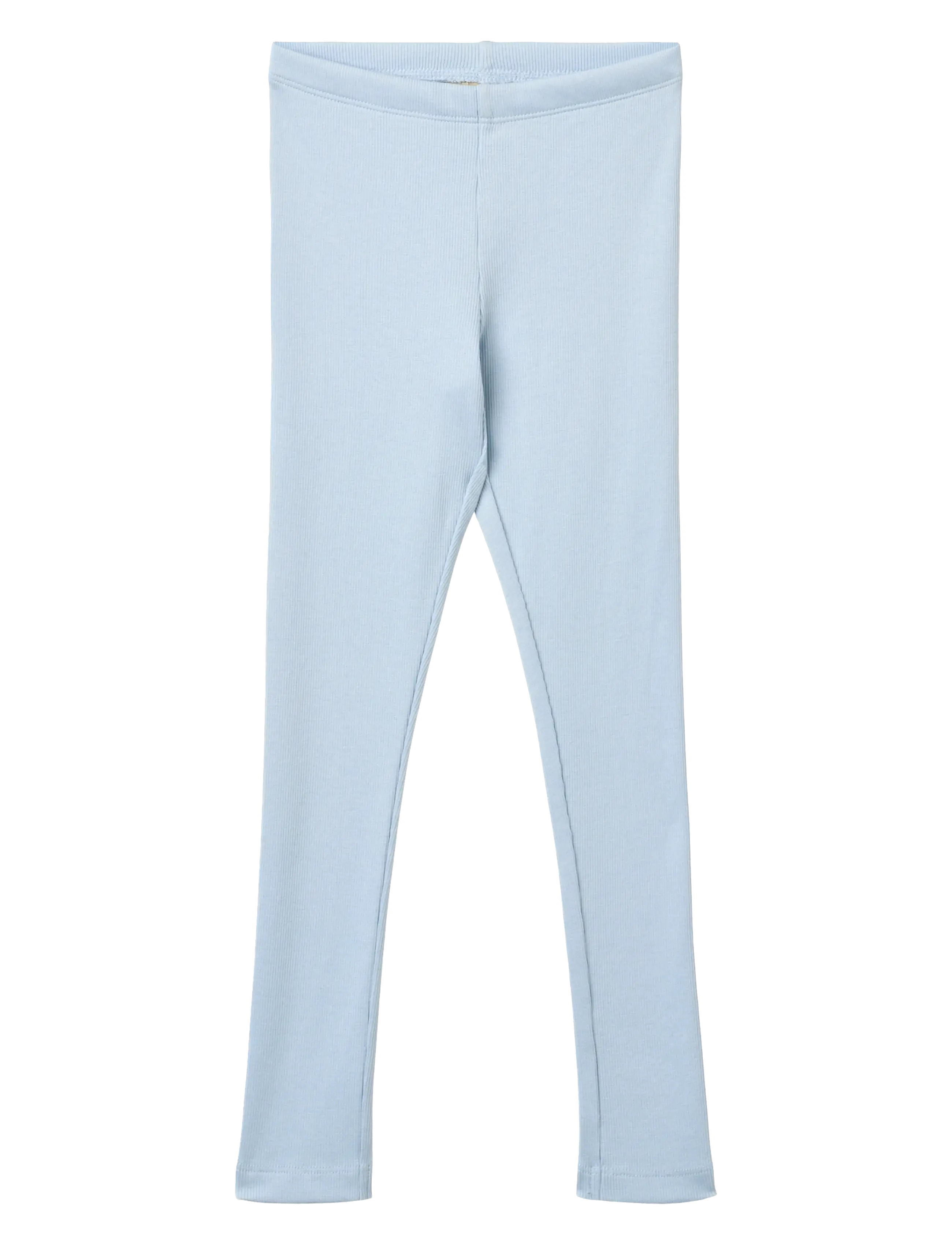 Wheat Rib Leggings Maddy, 110, Blue, Underdele > Leggings, Børn