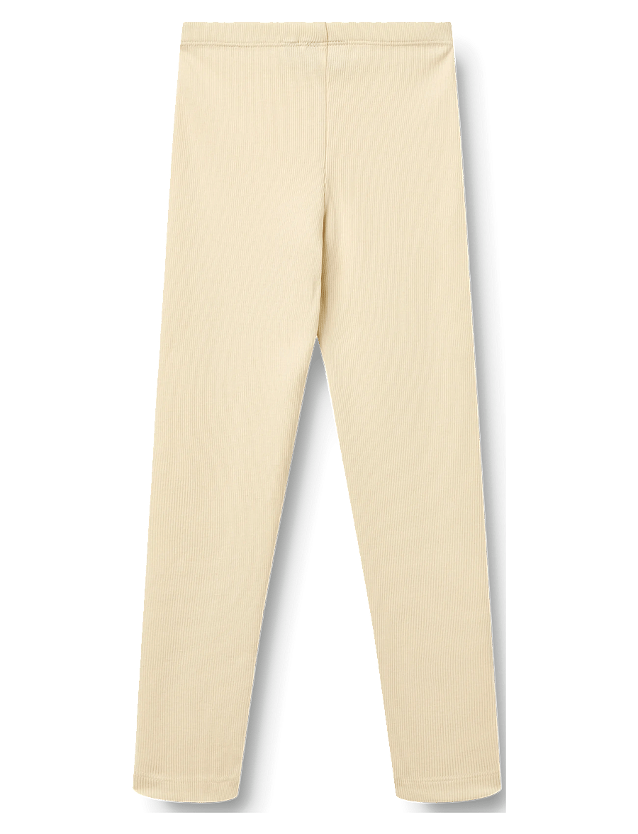 Wheat - Rib Leggings Maddy - retuusid - barely apricot - 1