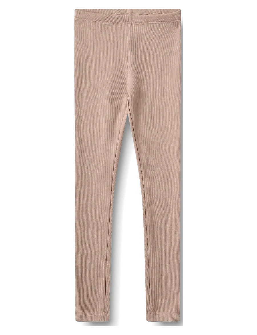 Wheat - Rib Leggings Maddy - leggings - dry rose - 0