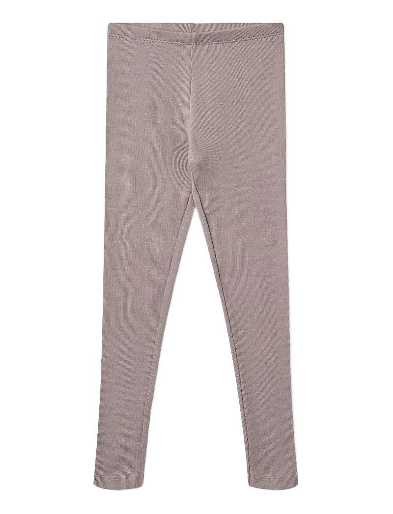 Wheat - Rib Leggings Maddy - leggings - dusty purple - 0
