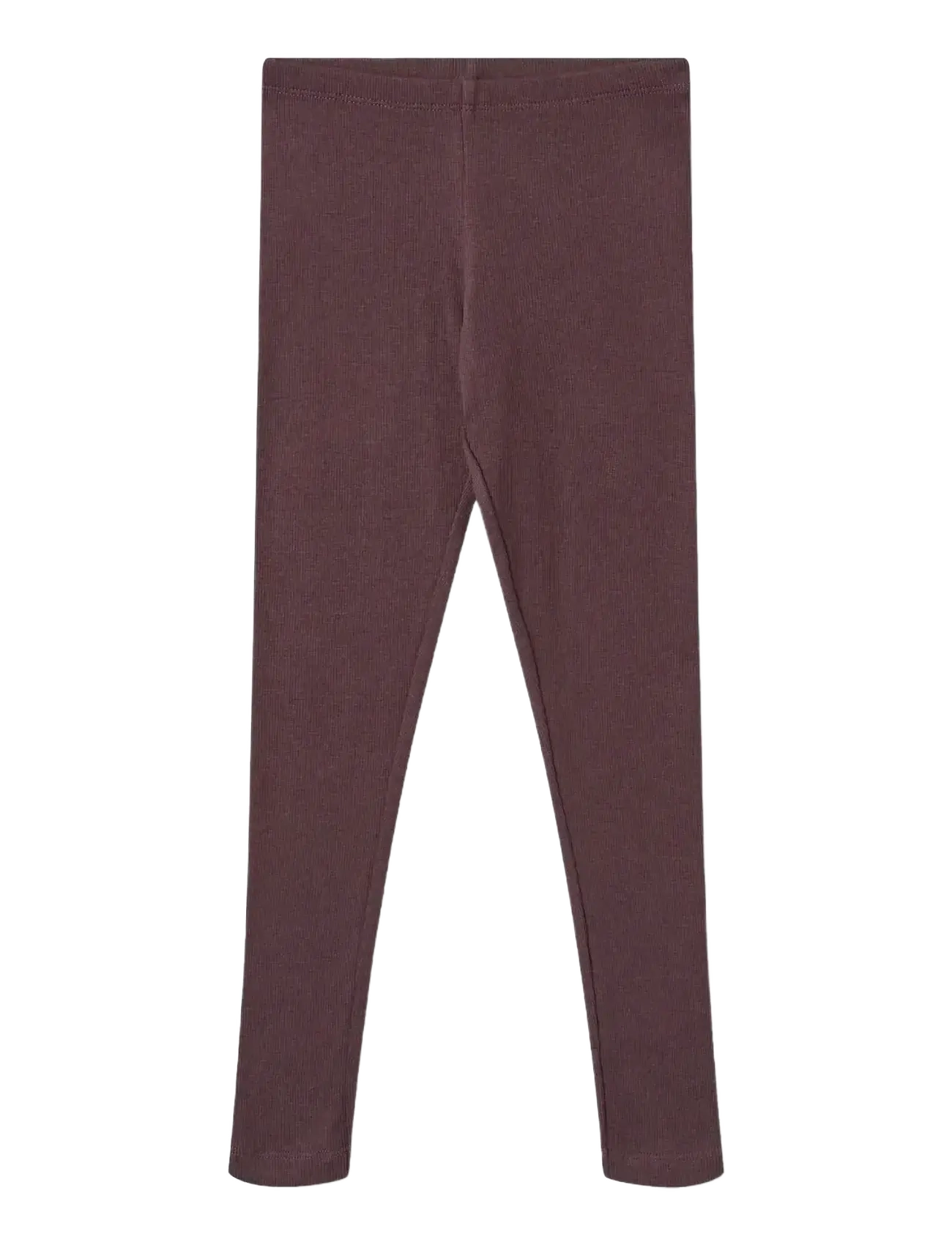 Wheat Rib Leggings Maddy, 122, Burgundy, Underdele > Leggings, Børn