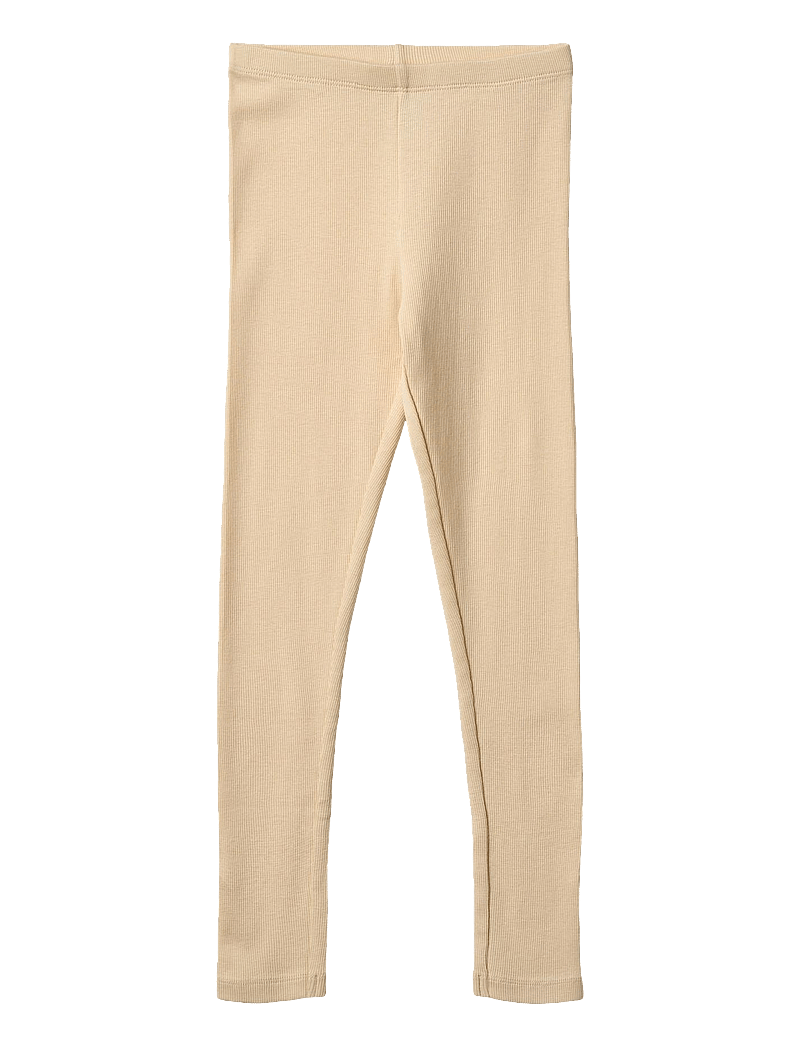 Wheat - Rib Leggings Maddy - retuusid - macadamia - 0
