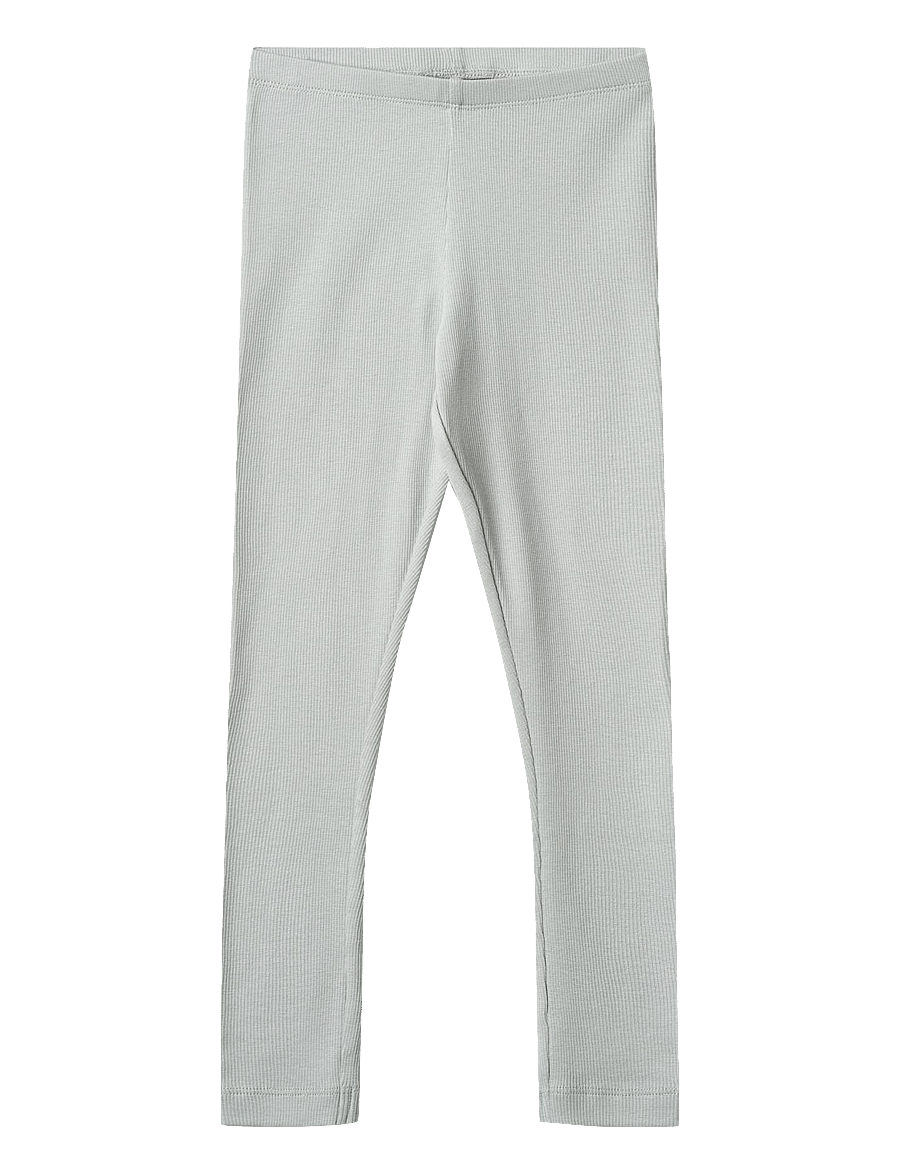 Wheat - Rib Leggings Maddy - leggings - soft blue - 0