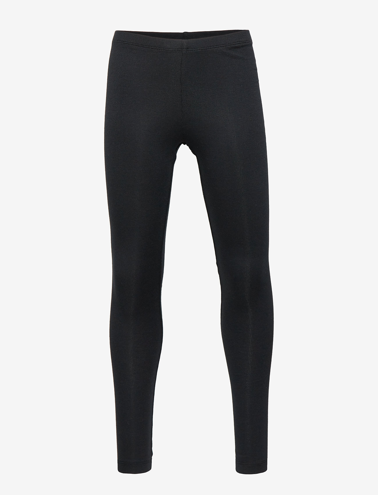 Rib Leggings - BLACK