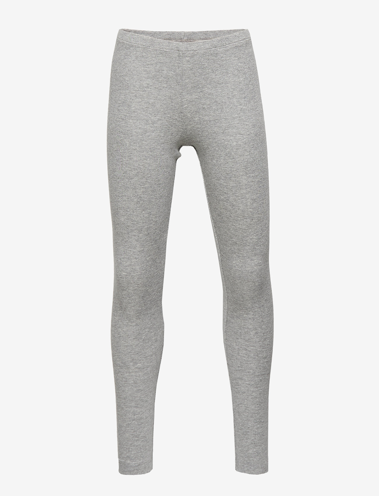 Rib Leggings - MELANGE GREY