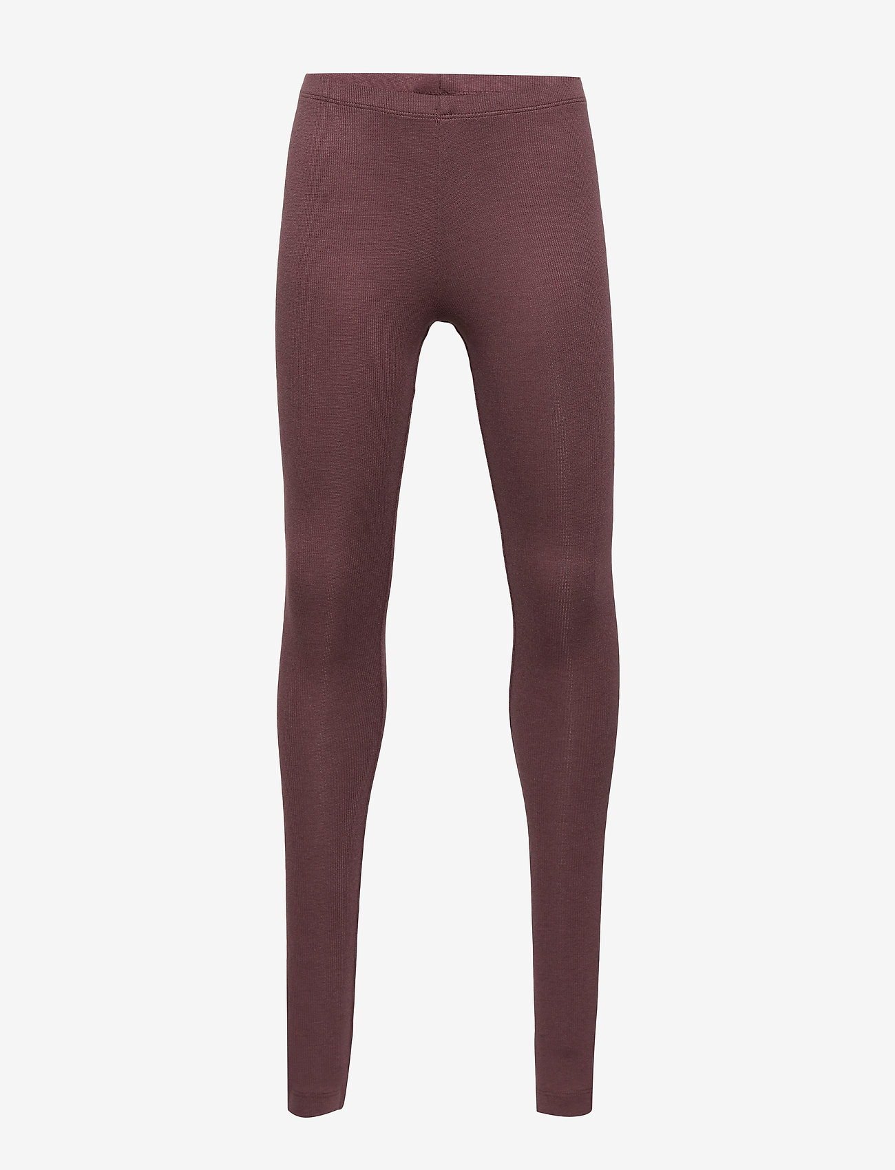 Rib Leggings - SOFT EGGPLANT