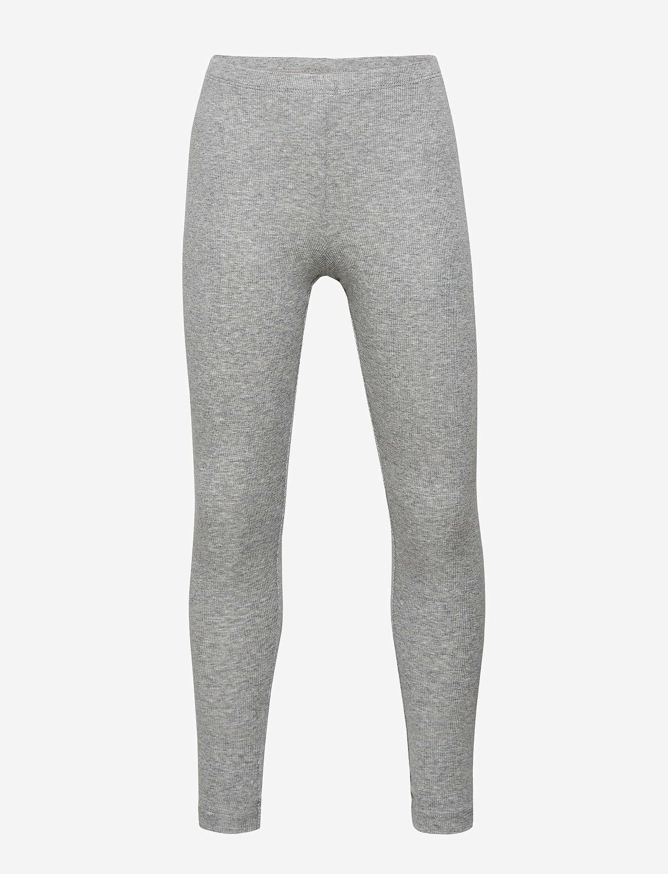 Rib Leggings - MELANGE GREY