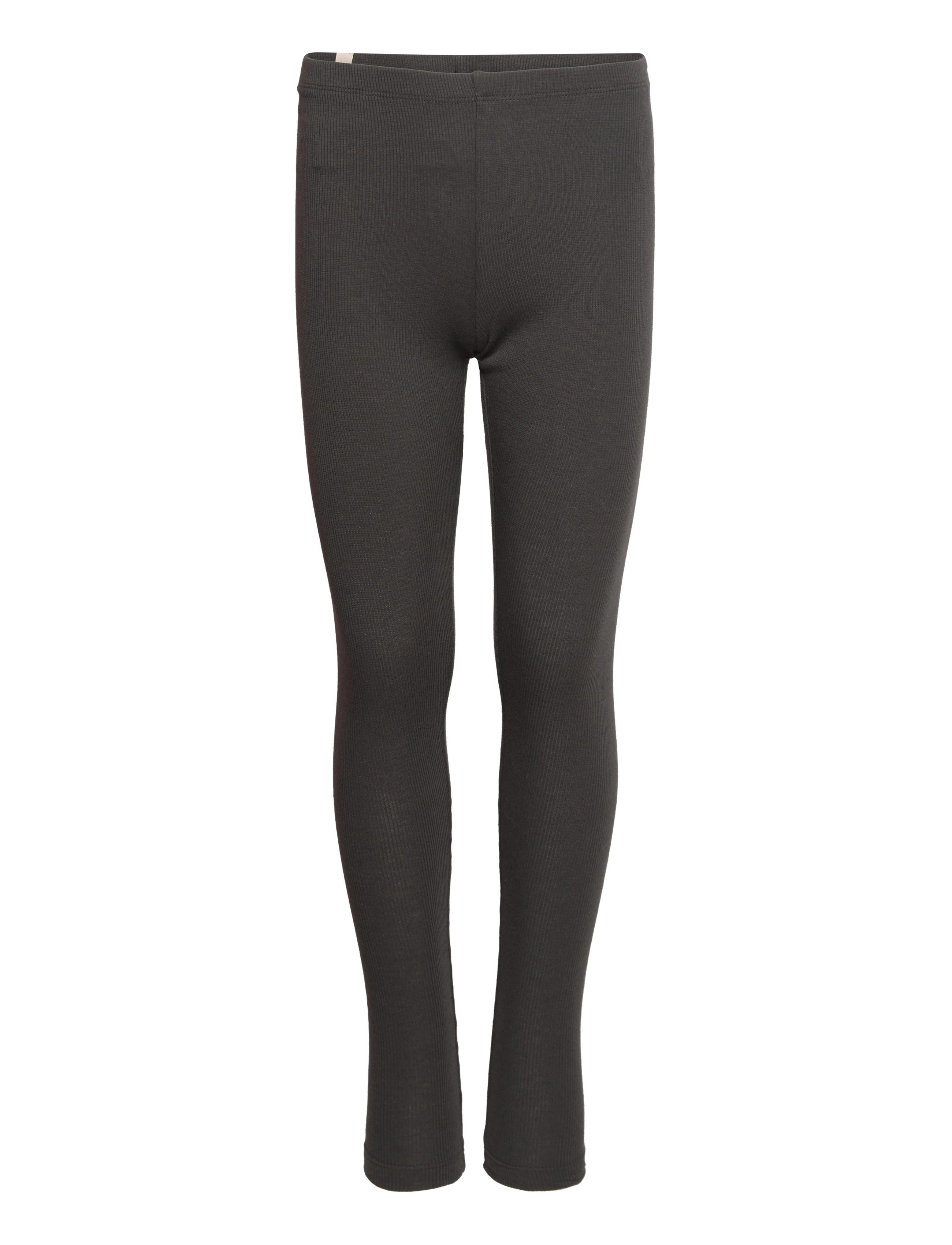 Rib Leggings Maddy - BLACK COAL
