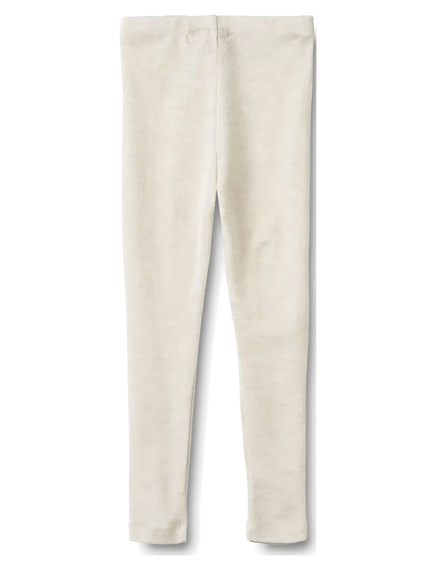 Wheat - Wool Leggings Agi - leggings - eggshell melange - 1