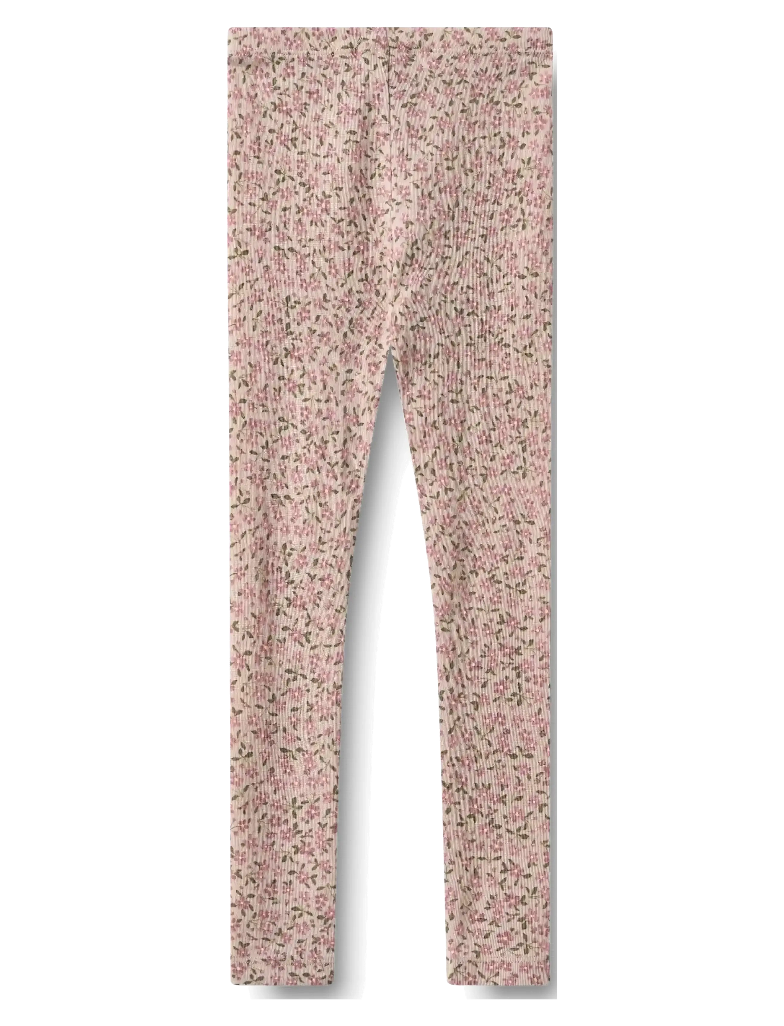Wheat - Wool Leggings Agi - retuusid - pale lilac flowers - 2