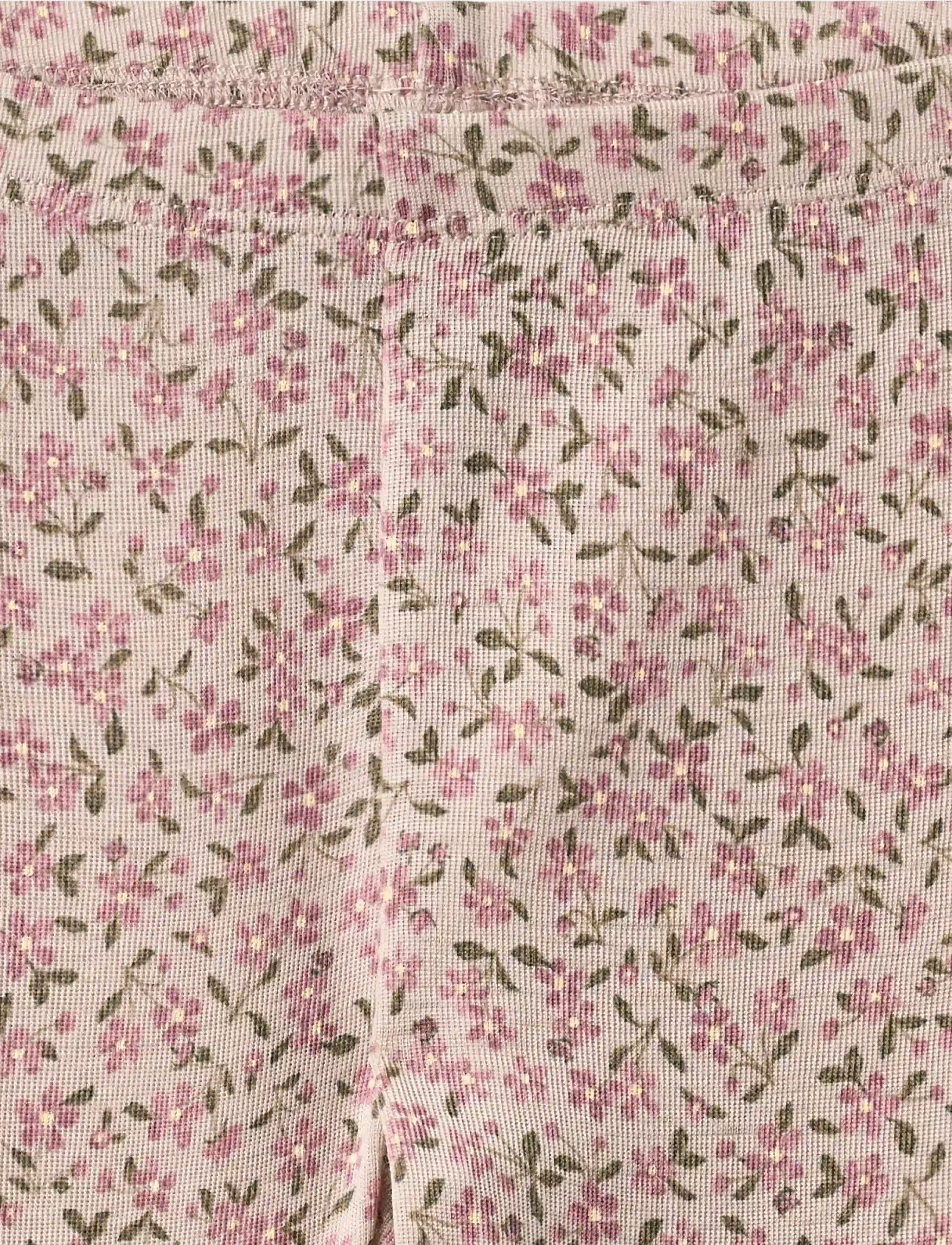Wheat - Wool Leggings Agi - retuusid - pale lilac flowers - 3