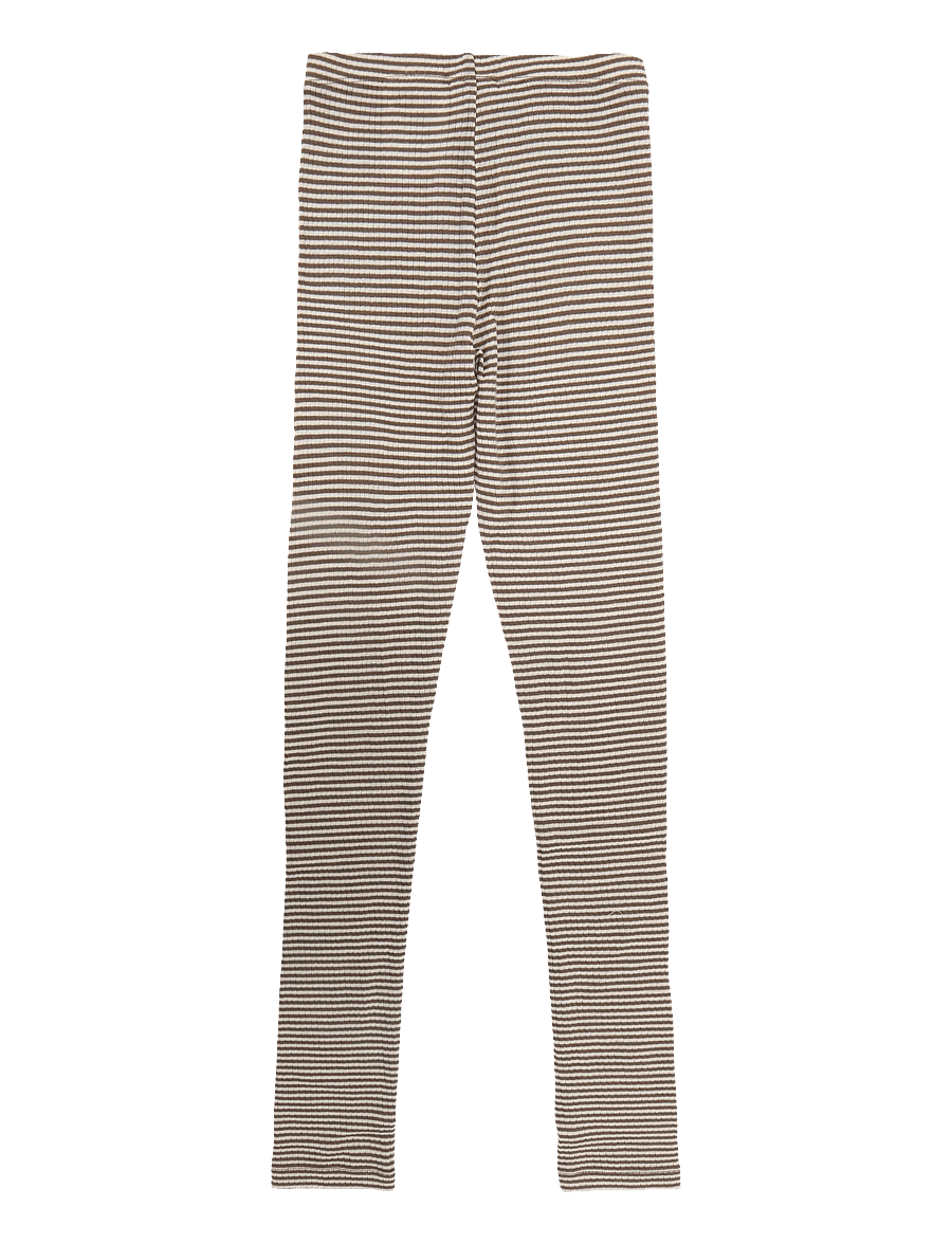 Wheat - Wool Leggings Agi - leggings - wood stripe - 1