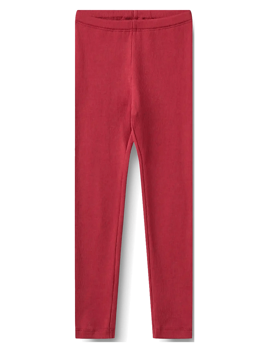 Wheat - Jersey Legggings Jules - leggings - red cherry - 0