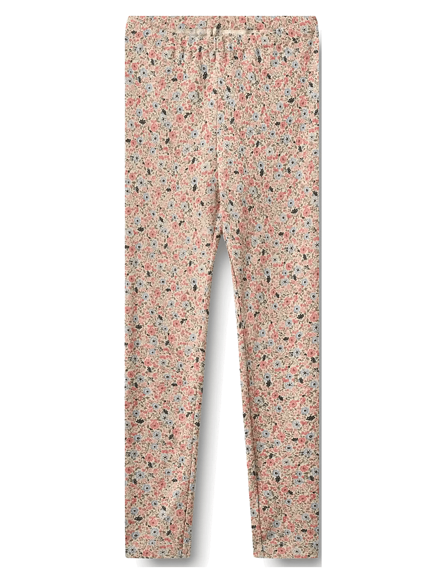 Wheat - Leggings Jules - grey cloud flowers - 0